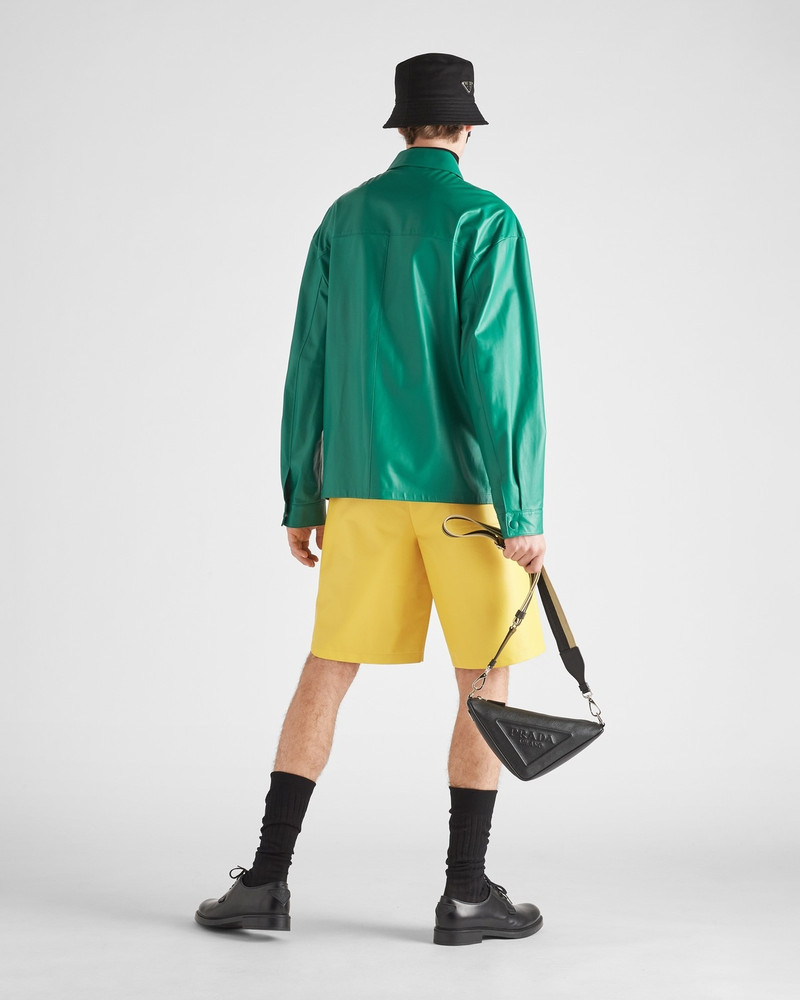 Nappa leather Bermudas 5