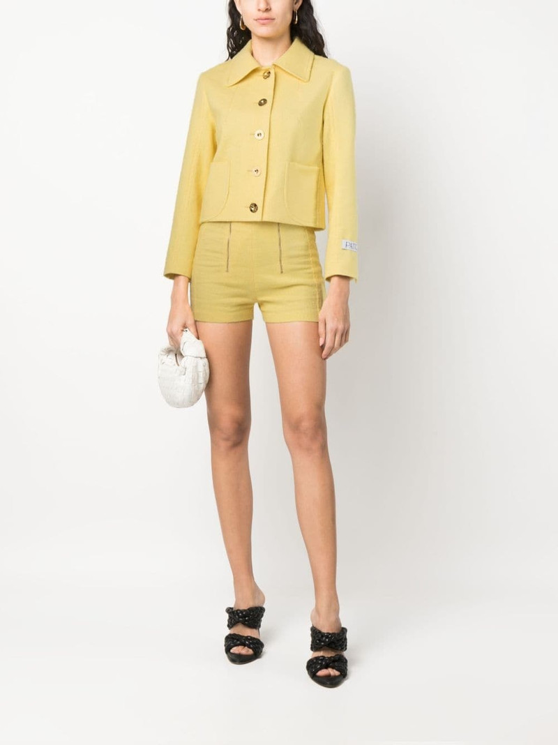 PATOU cropped shirt jacket outlook