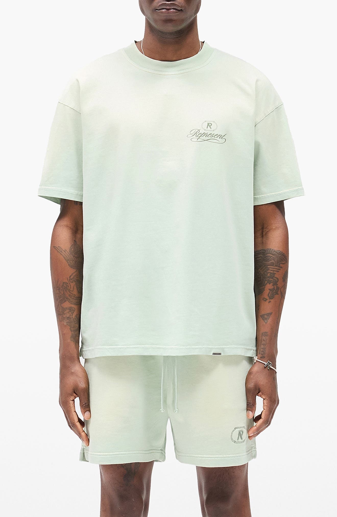 Represent Grand Cru Graphic T-Shirt in Washed Sage at Nordstrom - 1