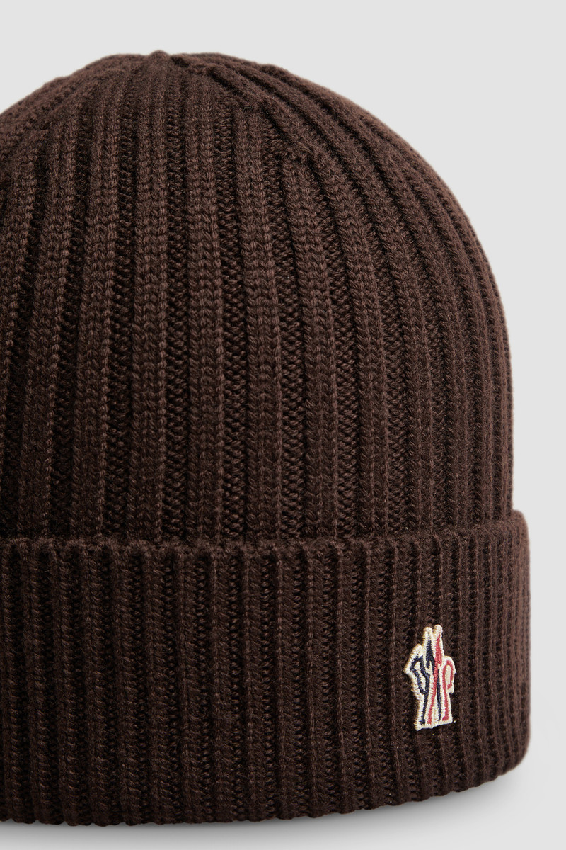 Ribbed Knit Wool Beanie 3