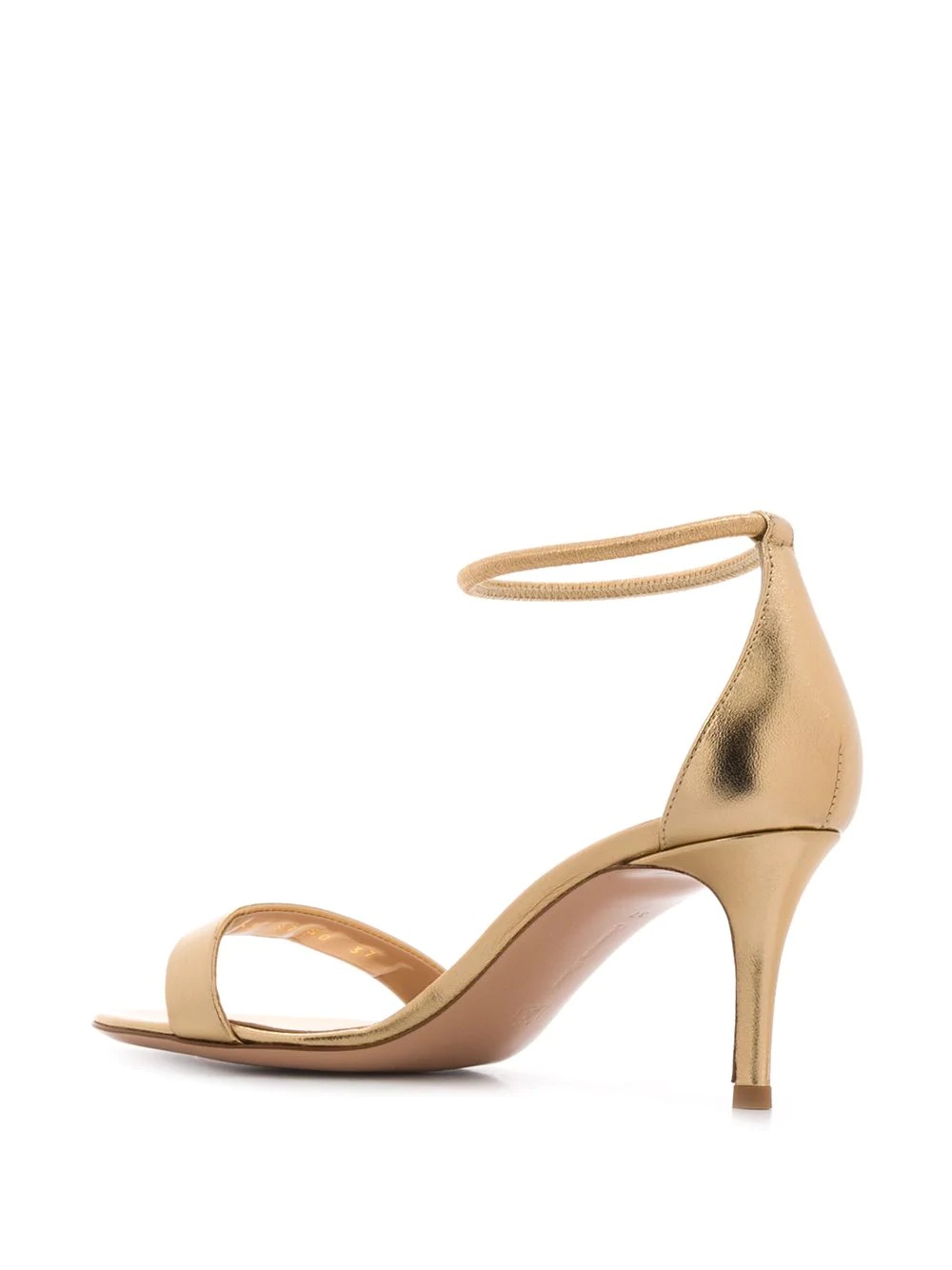 elasticated-strap mid-heel sandals - 3