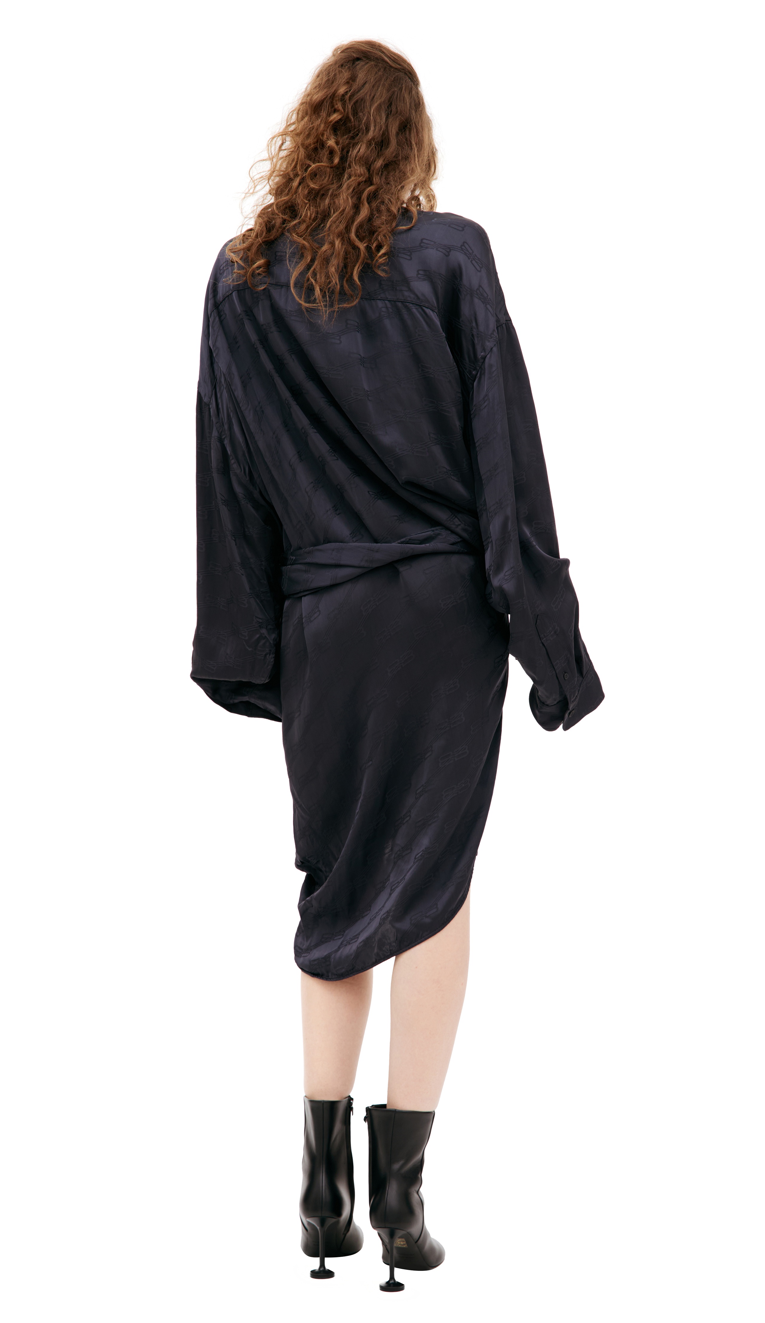 ASYMMETRICAL SHIRT DRESS - 3