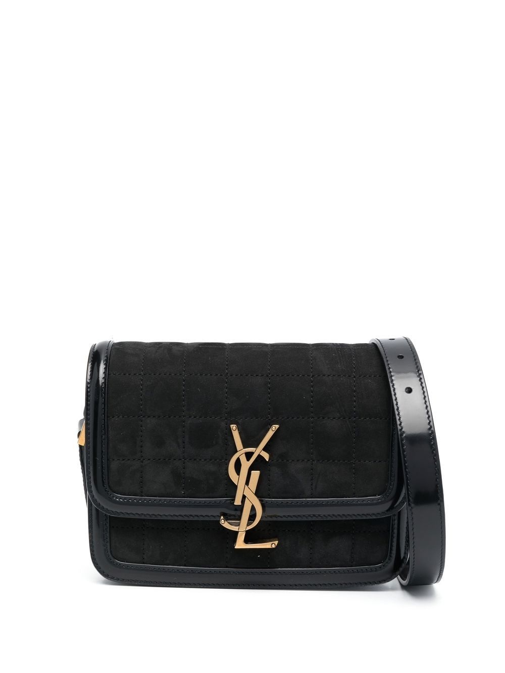 YSL logo-plaque shoulder bag - 1