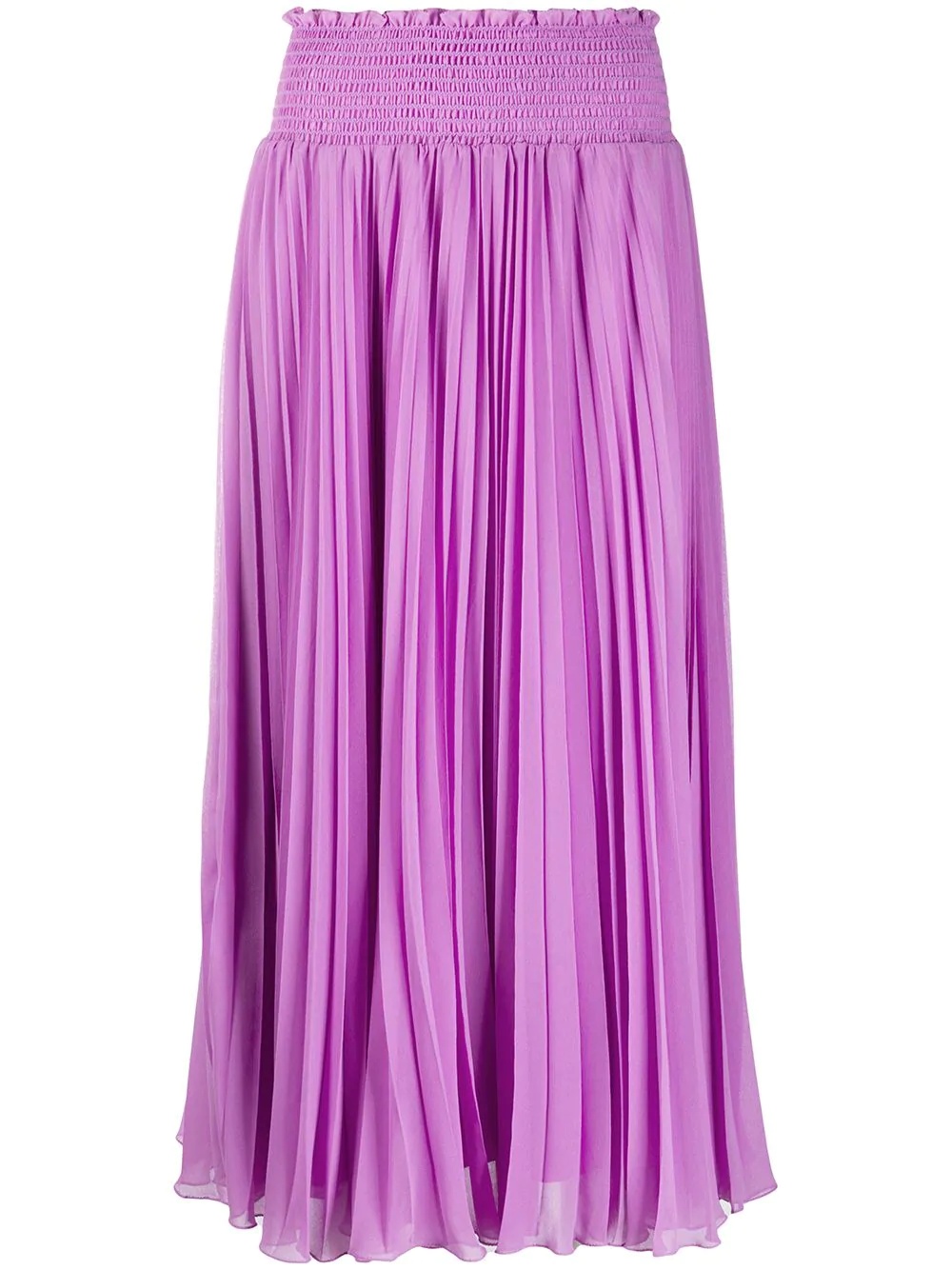 pleated midi skirt - 1