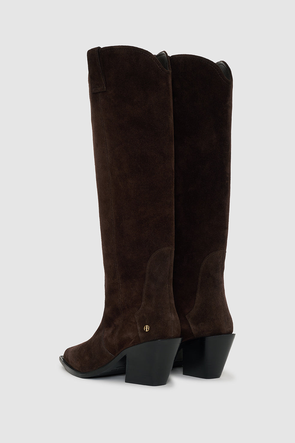 Tall Tania Boots - Dark Brown Suede - 4