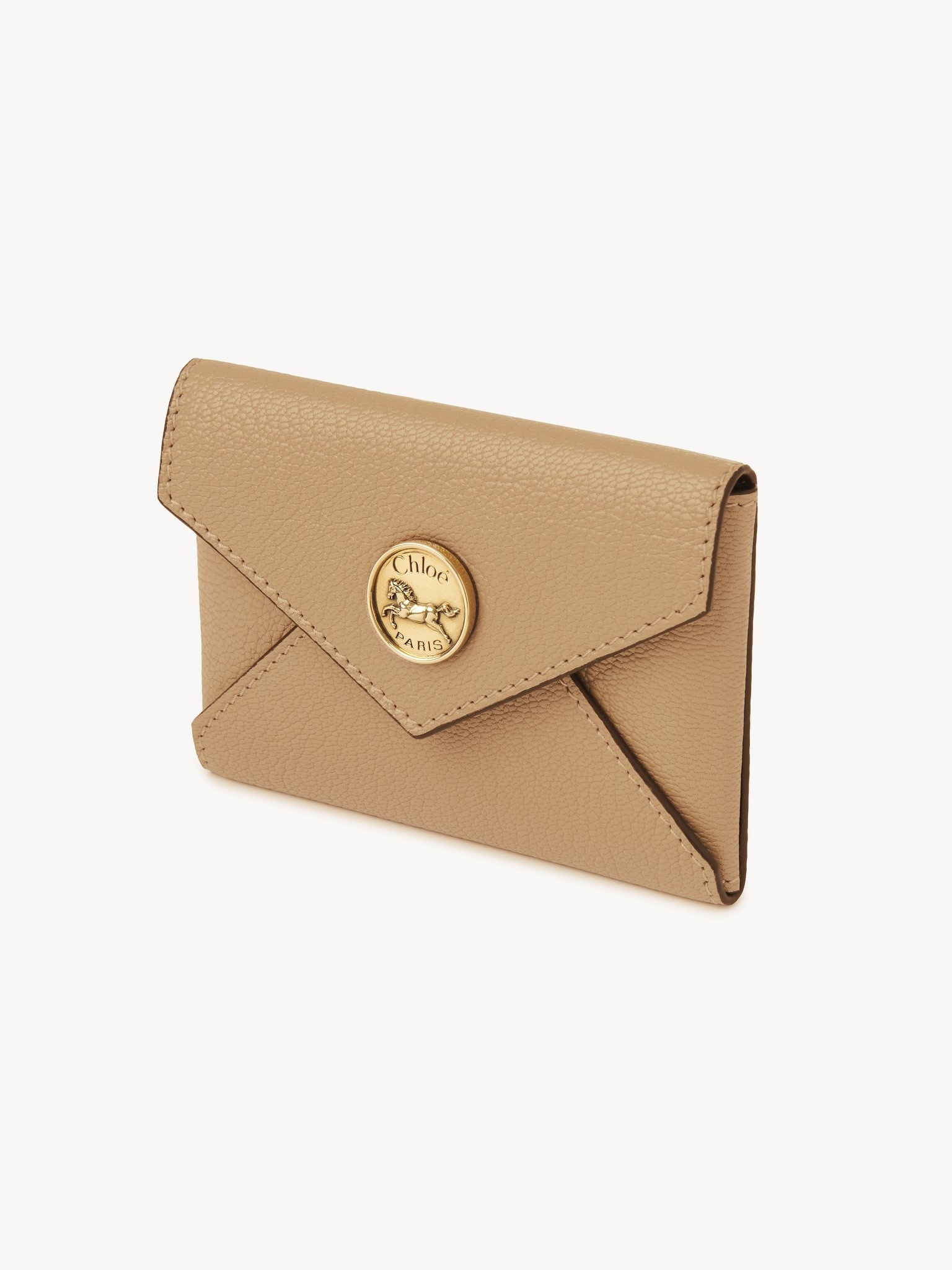 ENVELOPE CARD HOLDER IN GRAINED LEATHER - 2