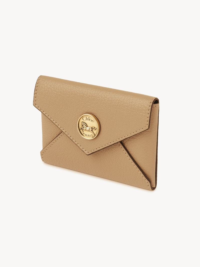 Chloé ENVELOPE CARD HOLDER IN GRAINED LEATHER outlook