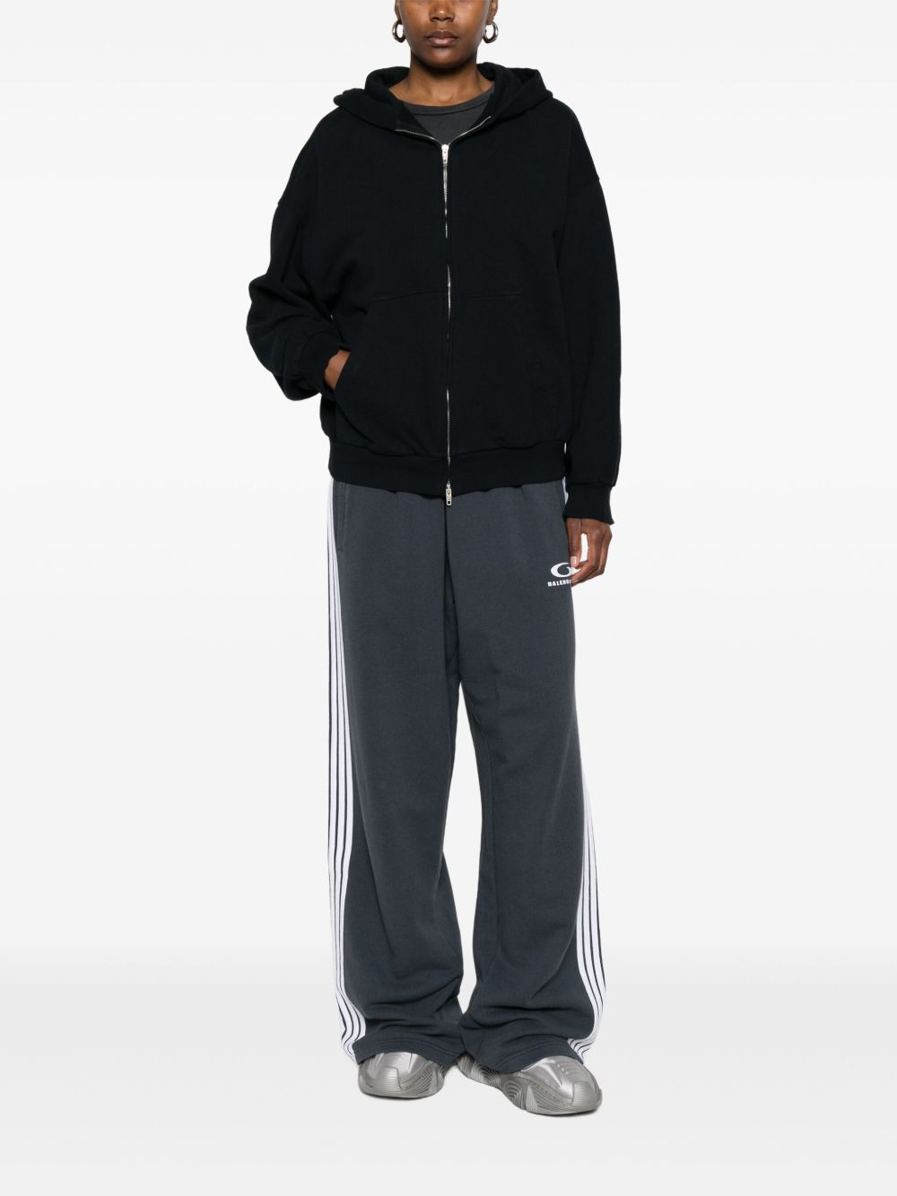 zip-up hoodie - 3