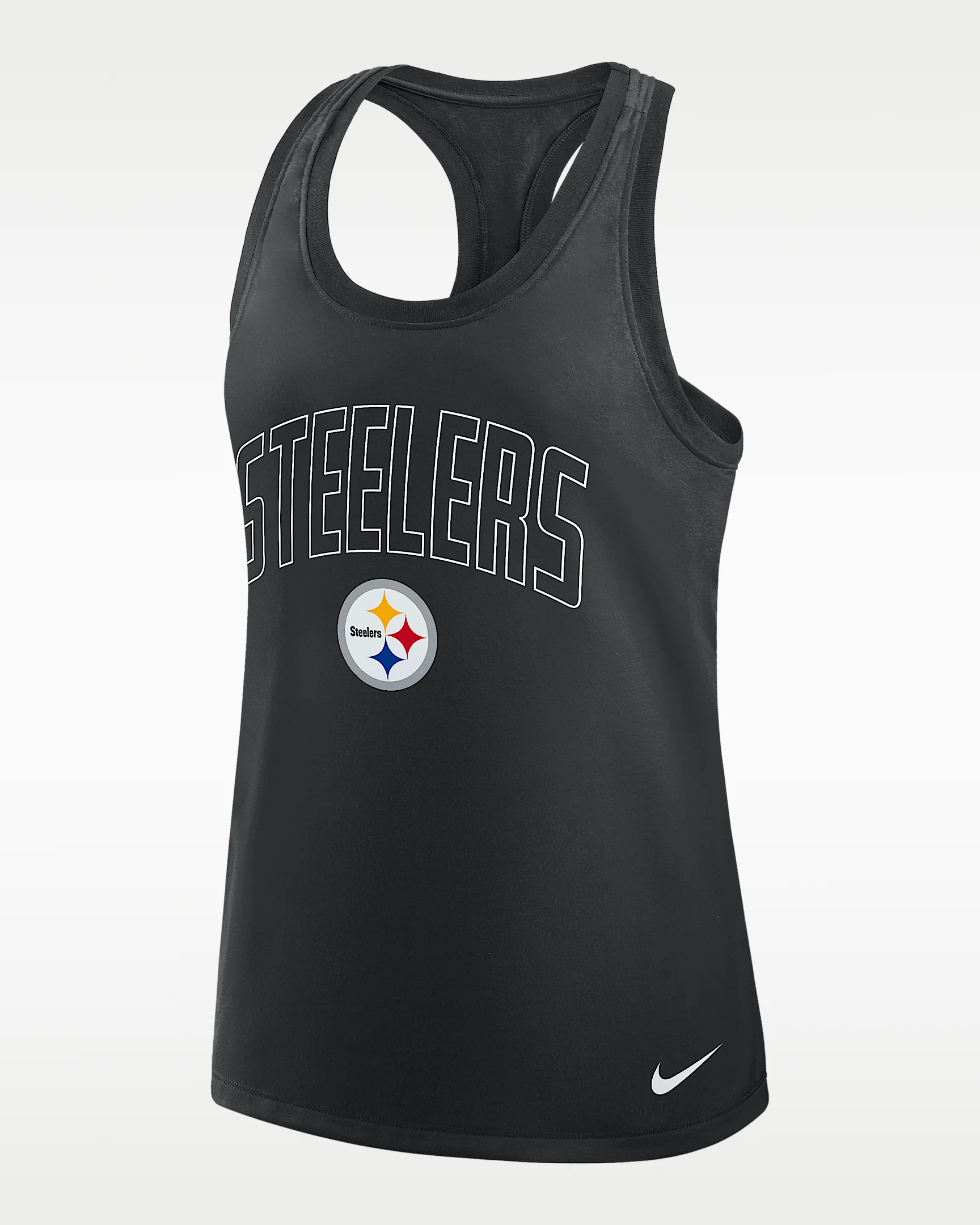Pittsburgh Steelers Primetime Women's Nike Dri-FIT NFL Racerback Tank Top - 1