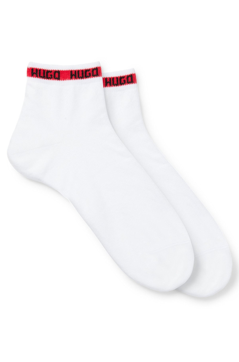 TWO-PACK OF SHORT-LENGTH SOCKS WITH LOGO TAPE 1