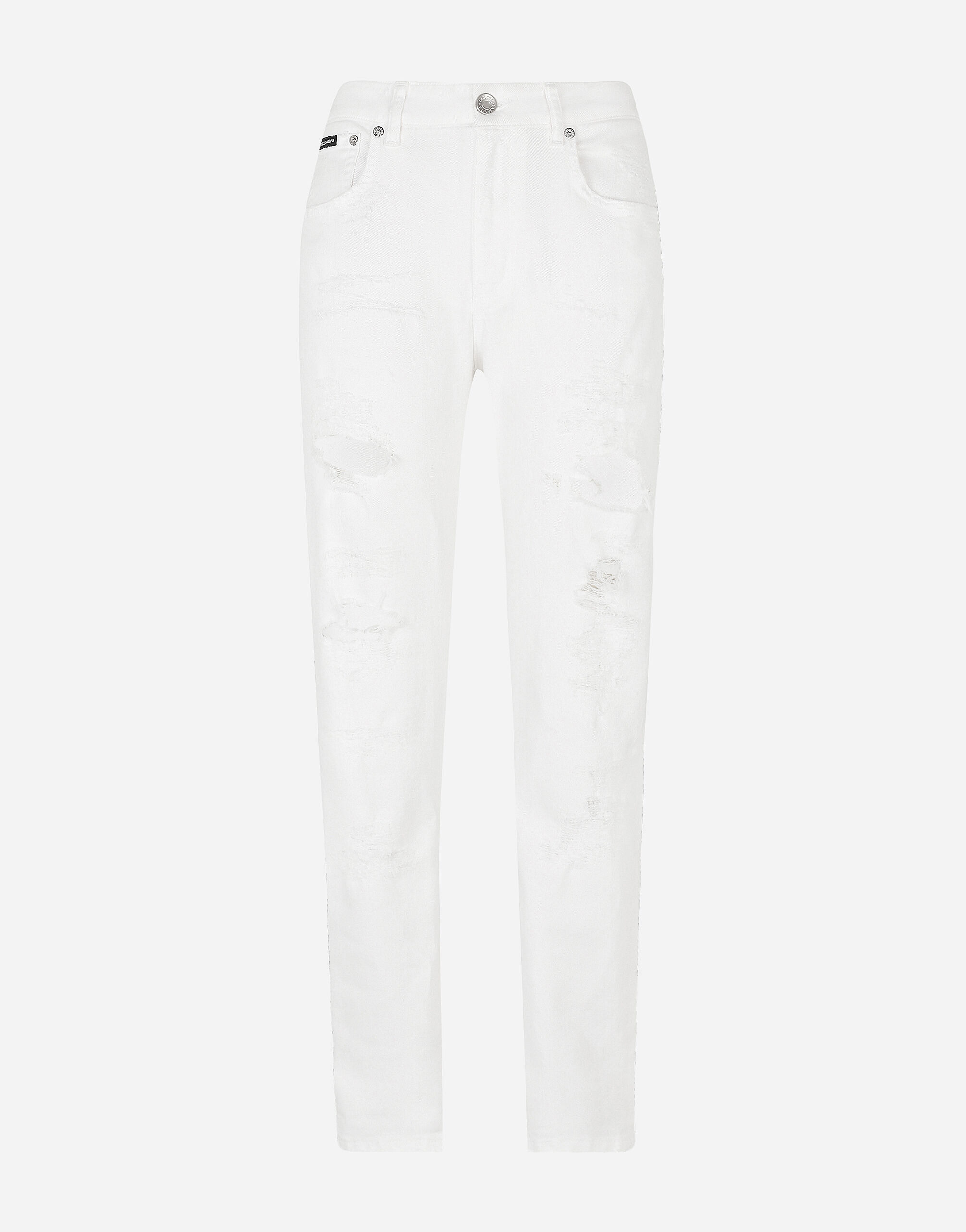 Boyfriend jeans with rips - 1