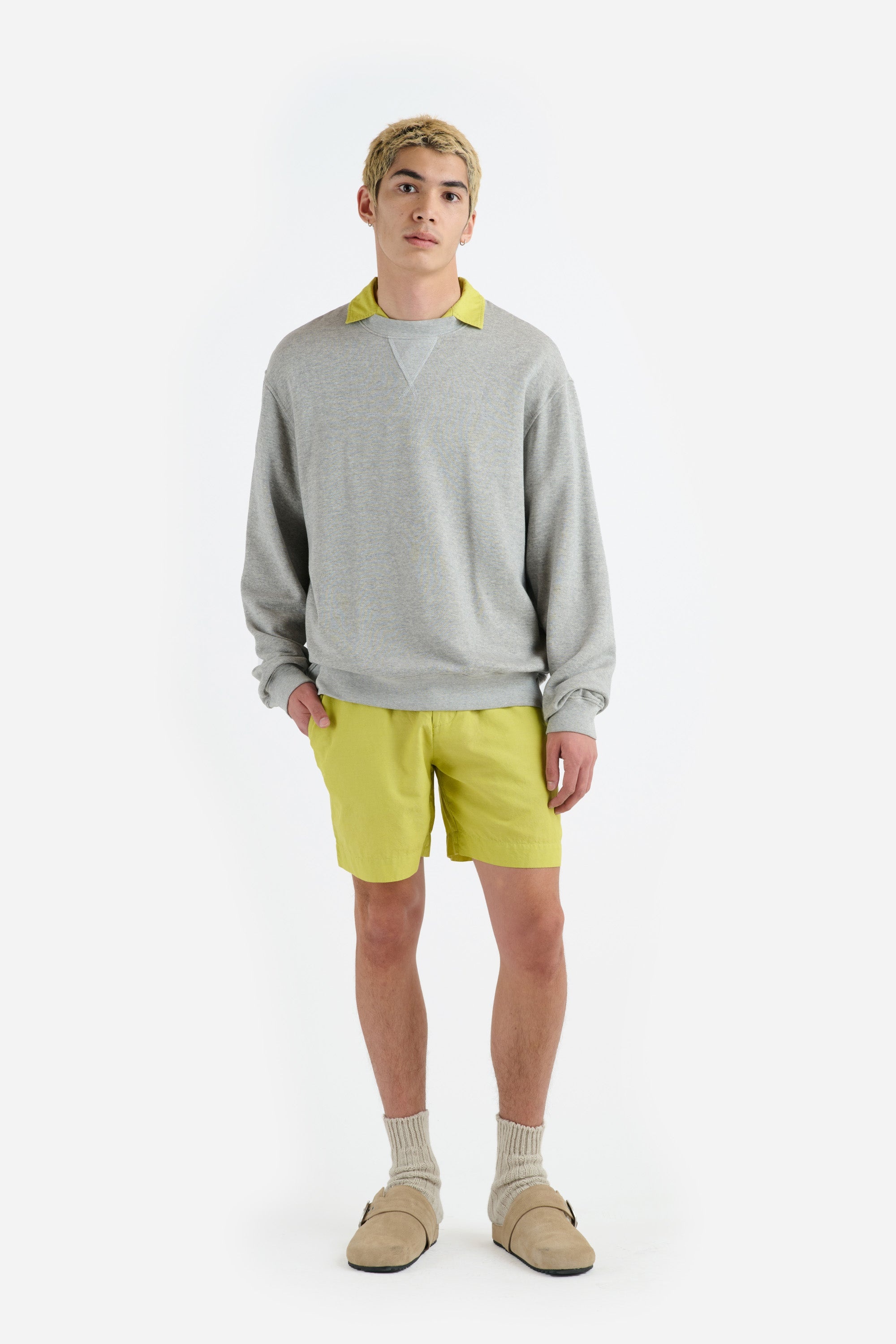 JAQUARD SILK DRAWSTRING SHORT - 2