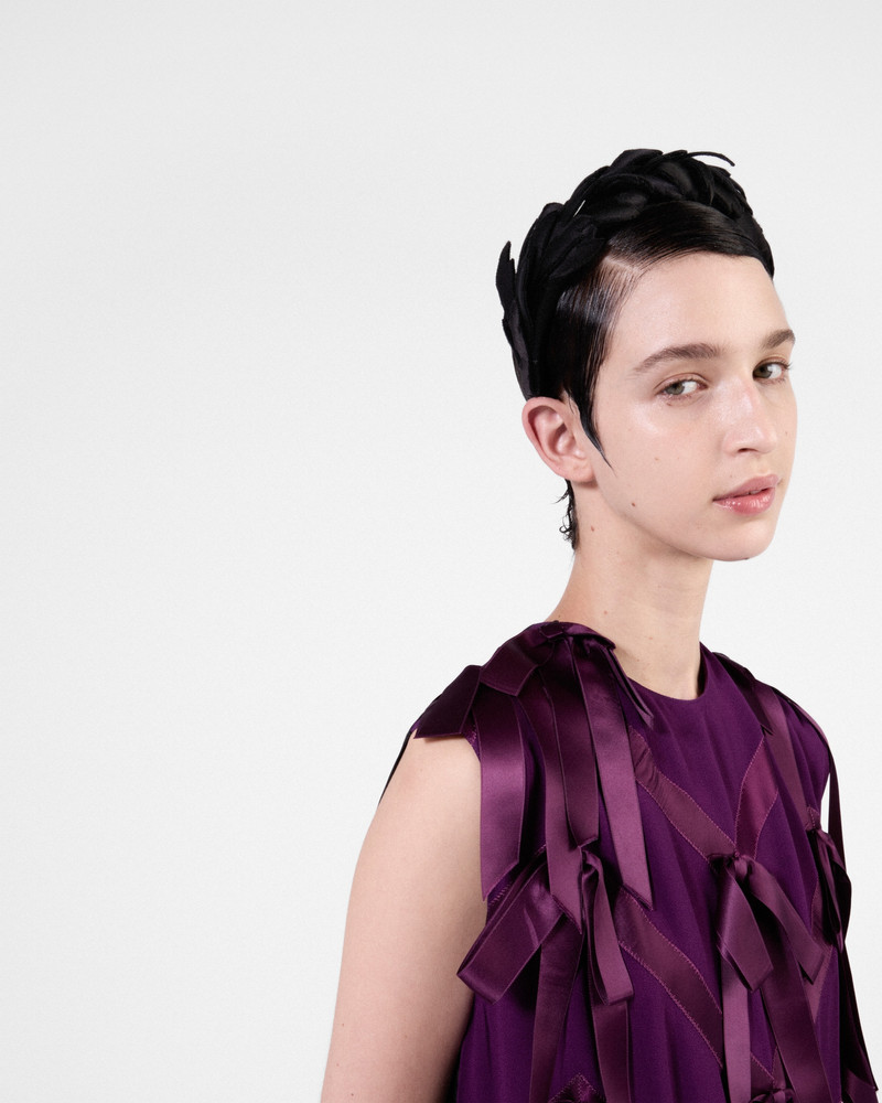 Prada Satin headband outlook