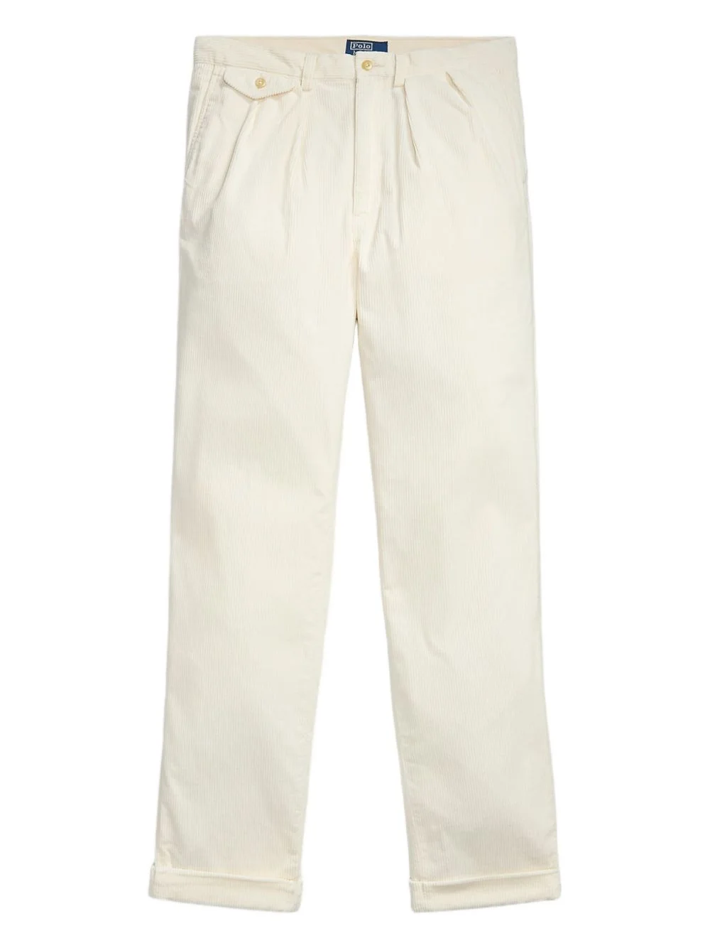 CORDUROY PLEATED TROUSERS - 1