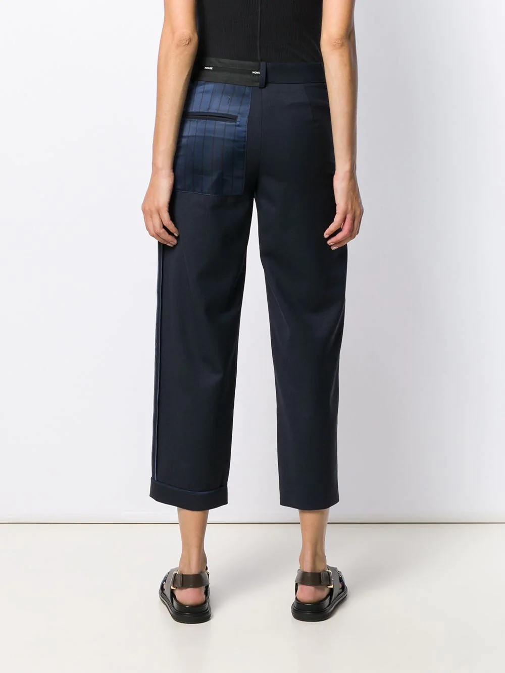 Inside Out pinstripe pocket trousers - 4