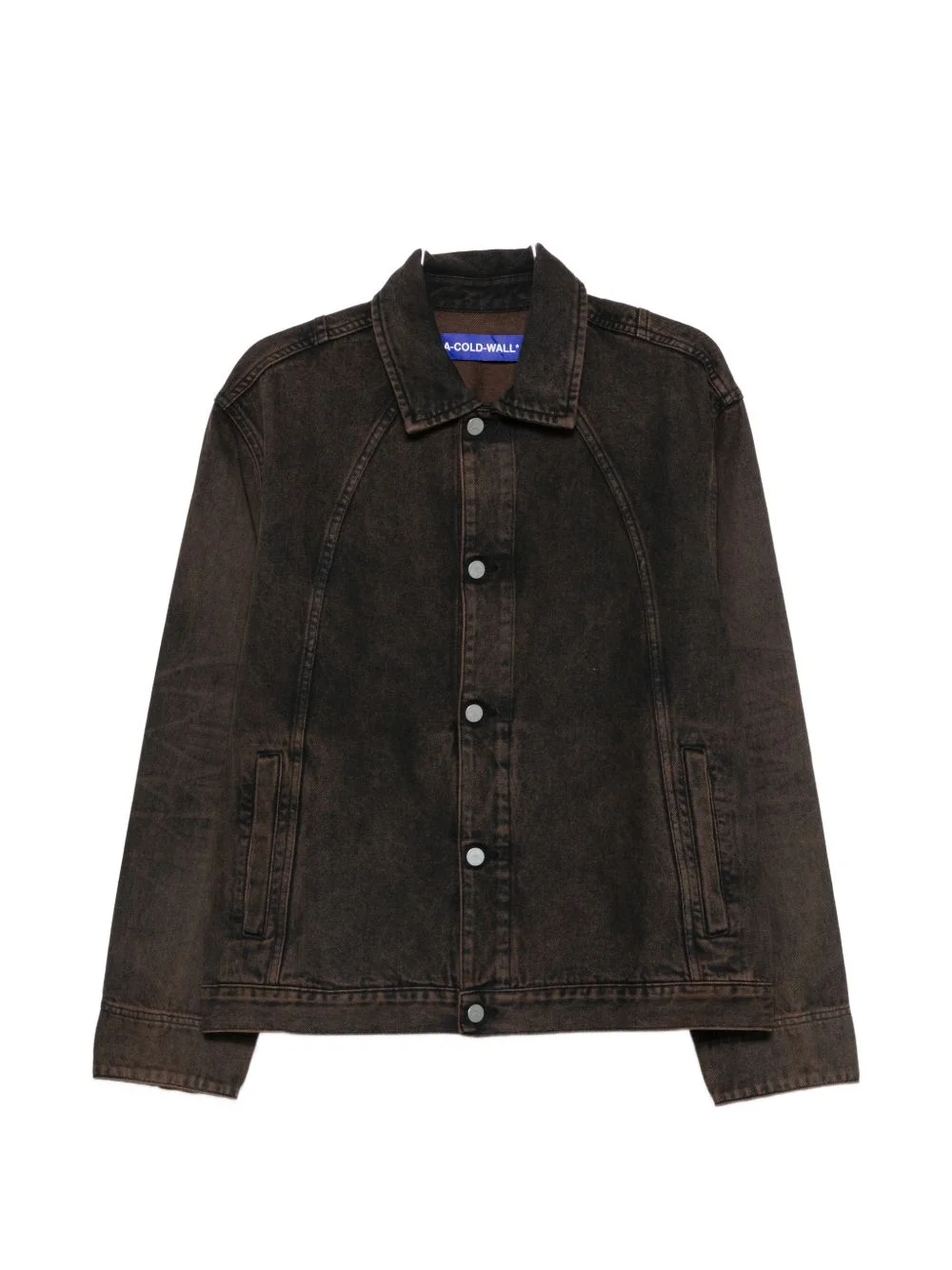 Cromer dyed panelled denim jacket - 1