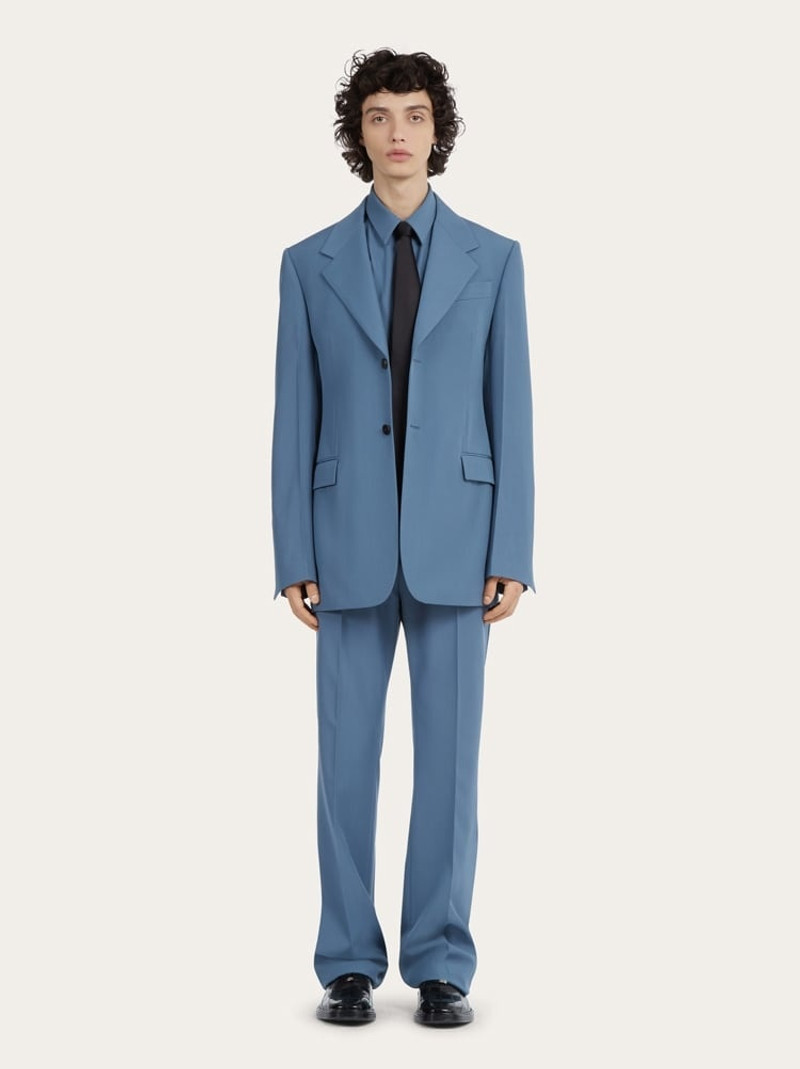 FERRAGAMO VELVET DOUBLE BREASTED SUIT outlook