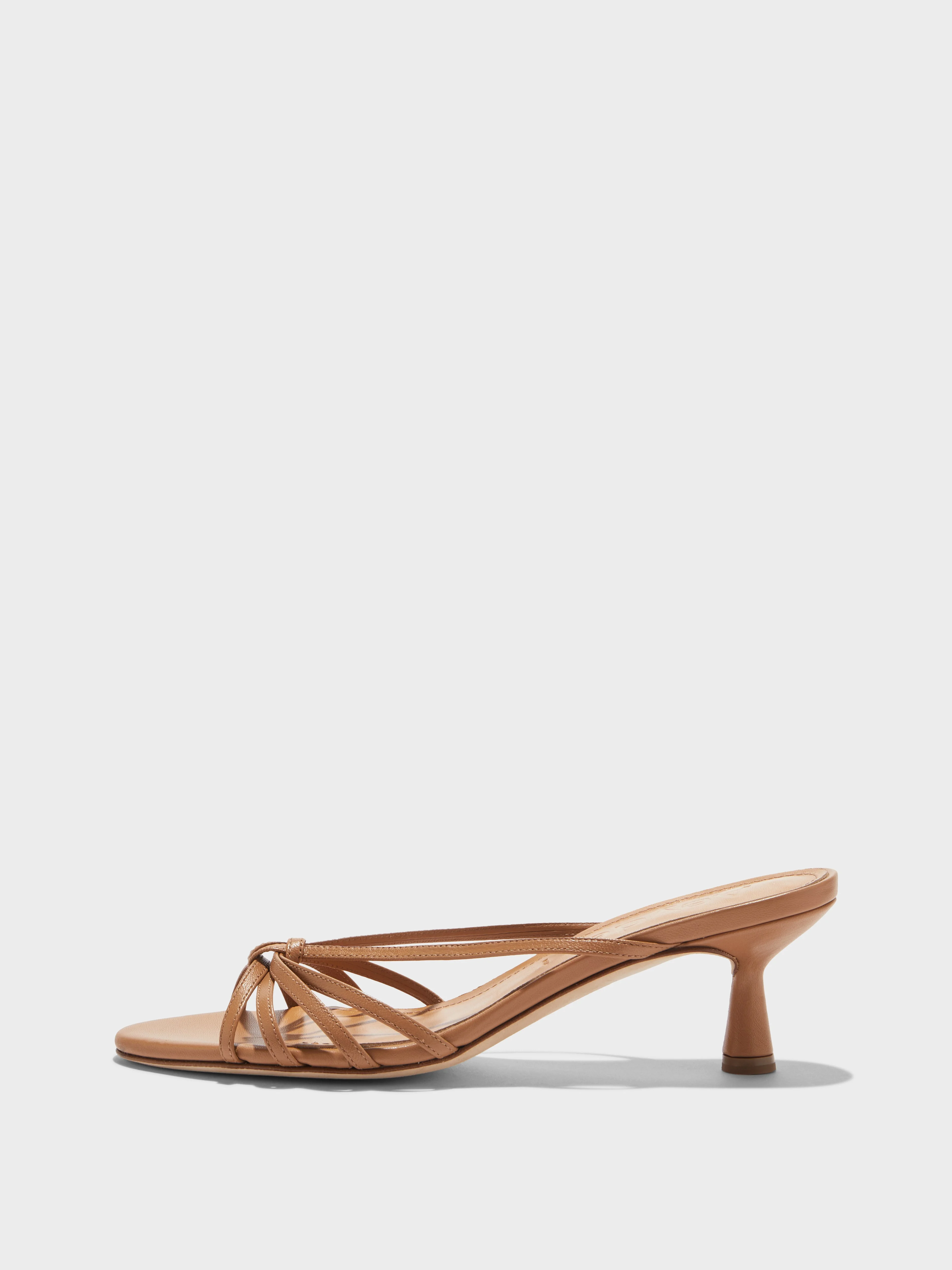 Abby Leather Mules - 1