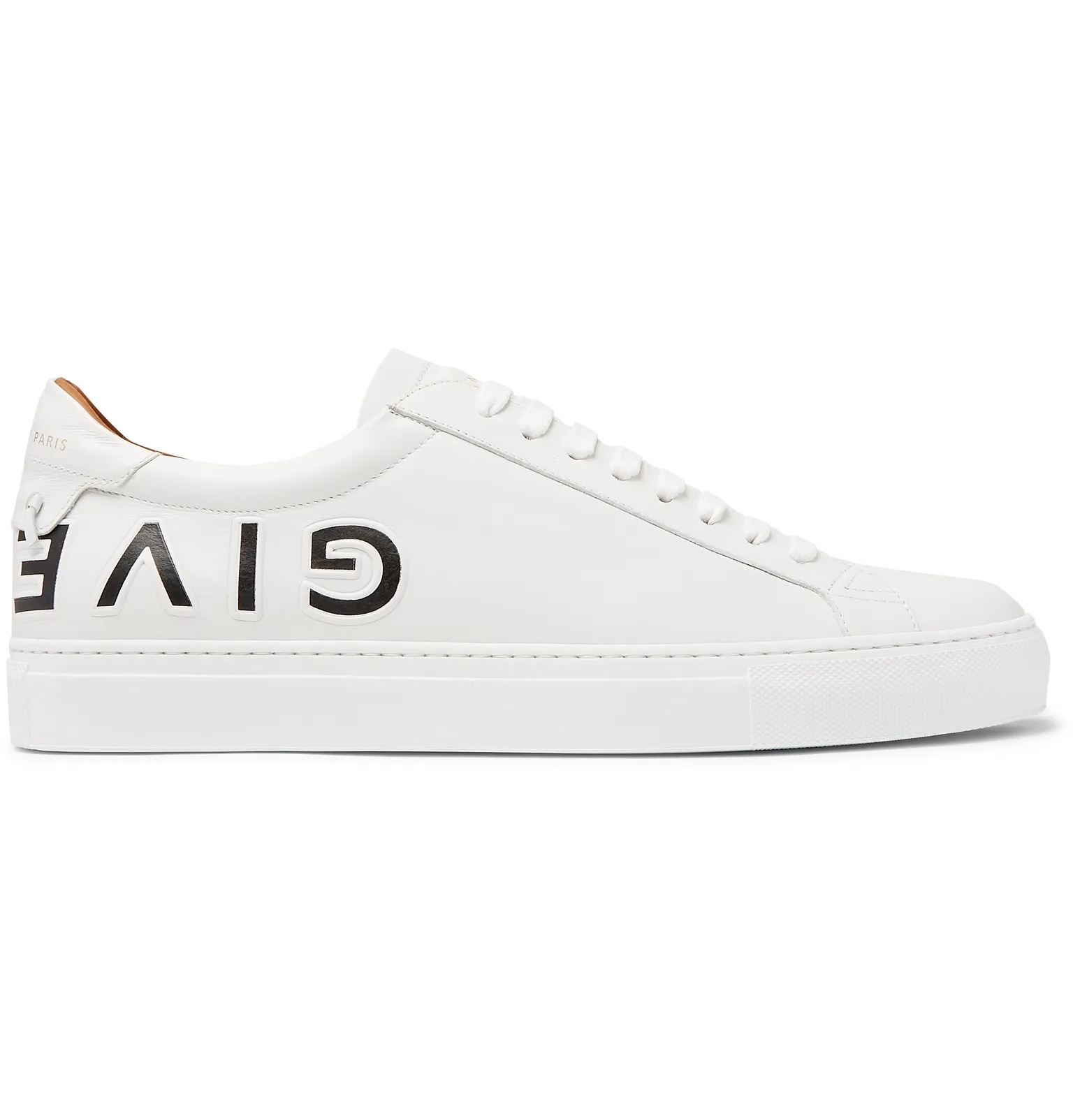 Urban Street Logo-Embossed Leather Sneakers - 1