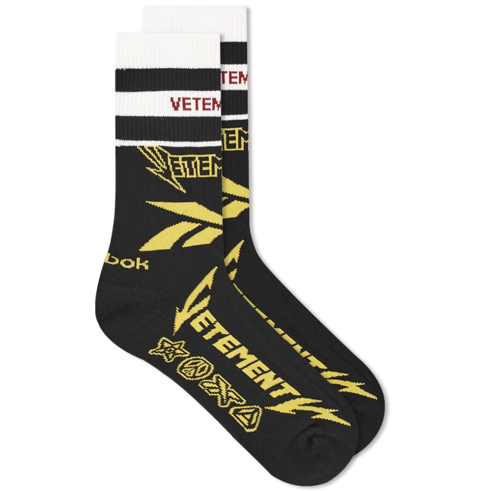 Vetements Cut-Up Metal Logo Socks - 1