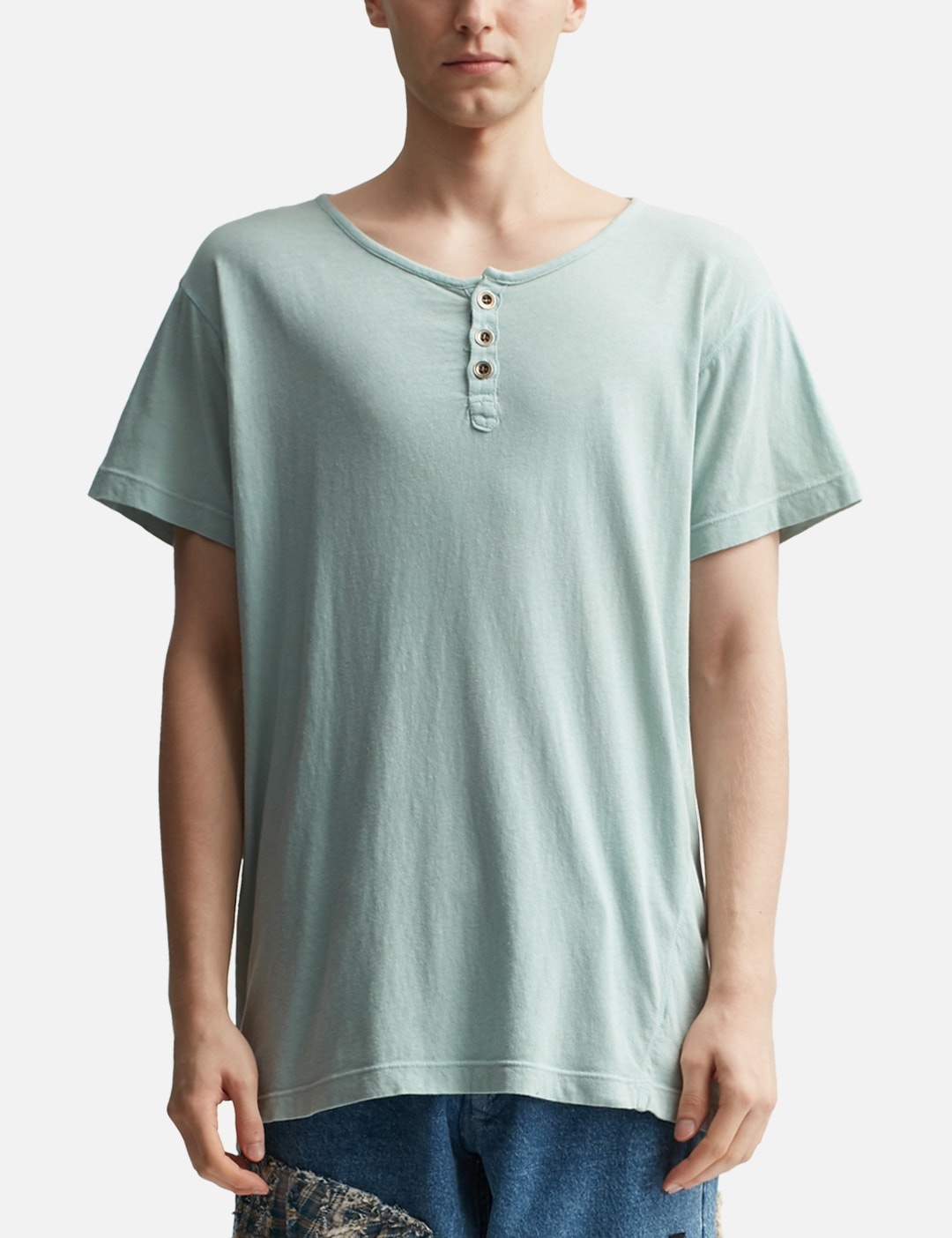 SHORT SLEEVE HENLEY - 3