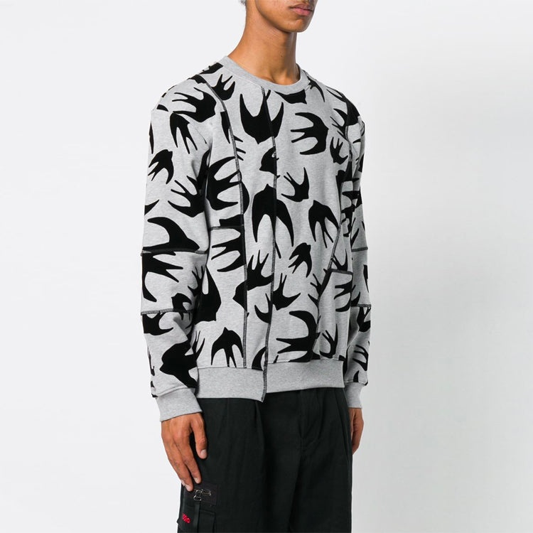 Men's McQ Alexander McQueen Round Neck Pullover light grey 519433-RLR33-1225 - 3