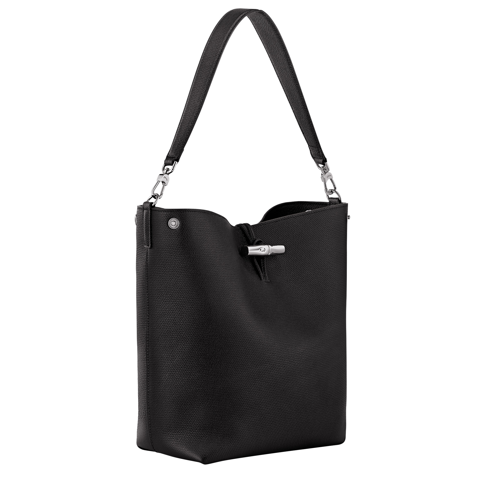 Le Roseau M Shoulder bag Black - Leather - 3