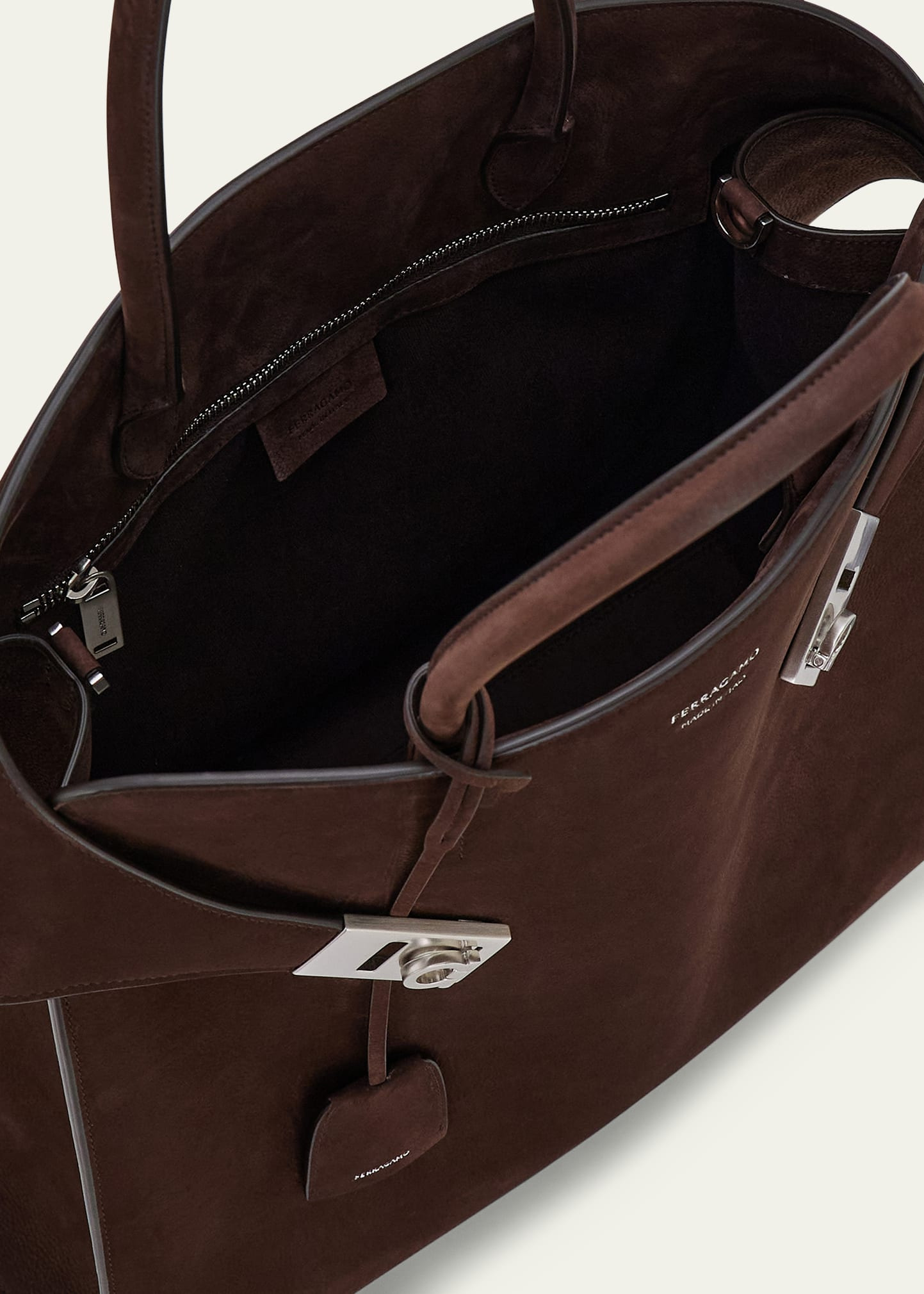 Men's Hug Leather Tote Bag - 4