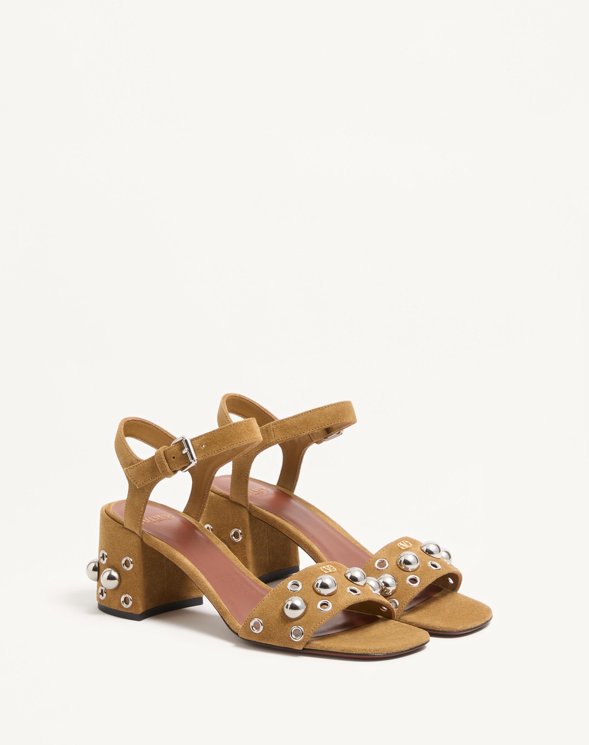 NELLCÔTE CRUST LEATHER SANDAL 60MM - 3