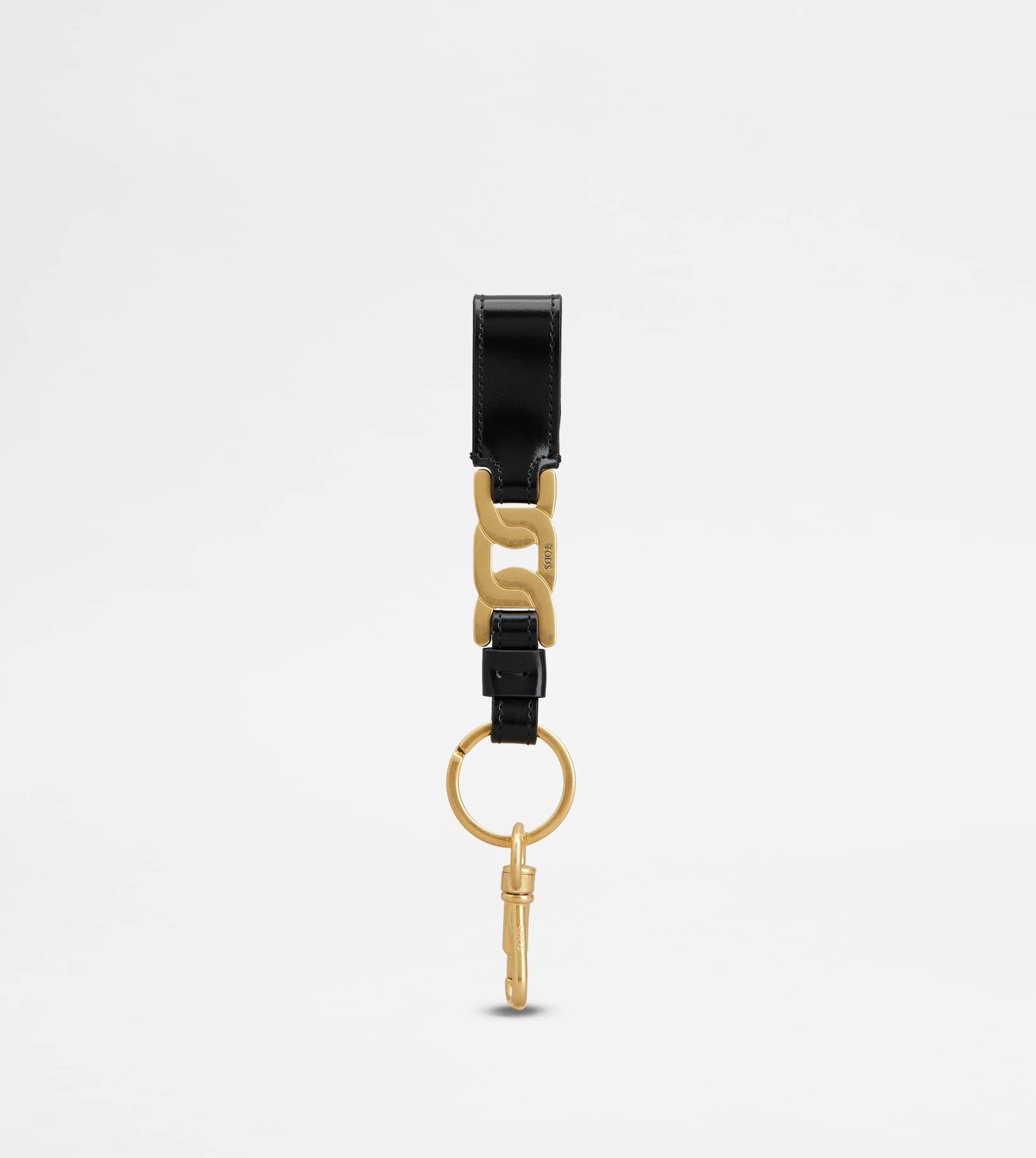 KATE KEY HOLDER IN LEATHER - BLACK - 1