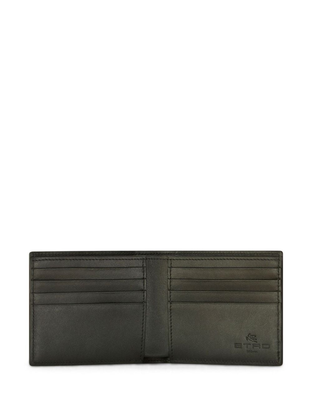 Pegaso motif-embossed leather wallet - 4