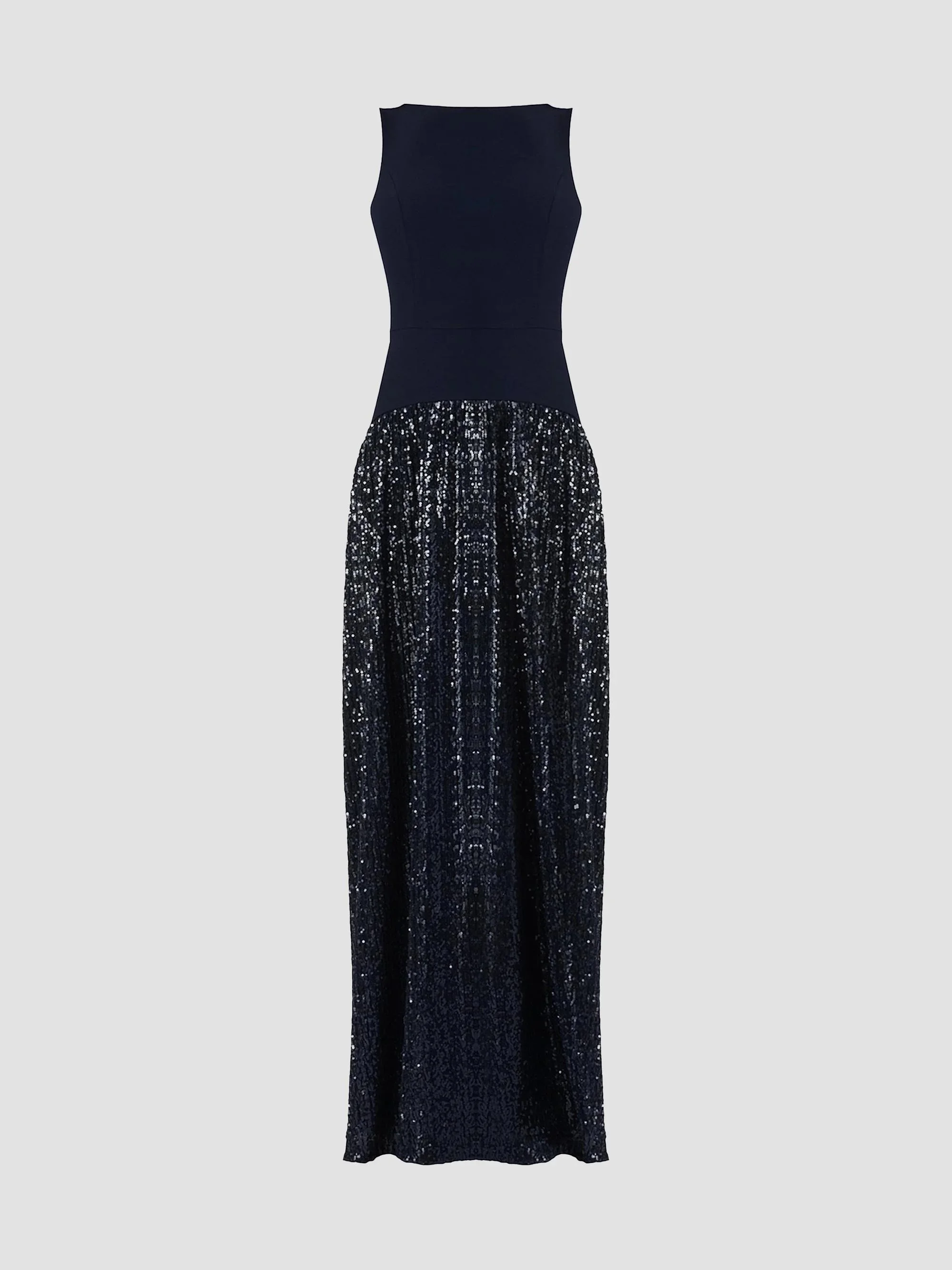 Women's Dorothy Sequin Skirt Gown - Navy - 1