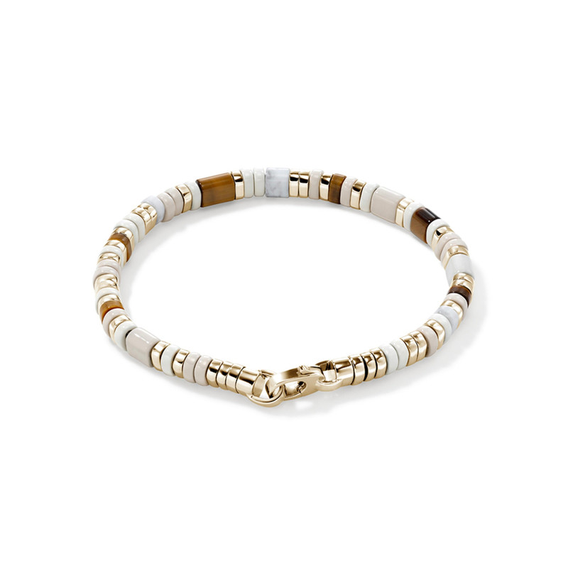 Colorblock Bracelet, Gold 4
