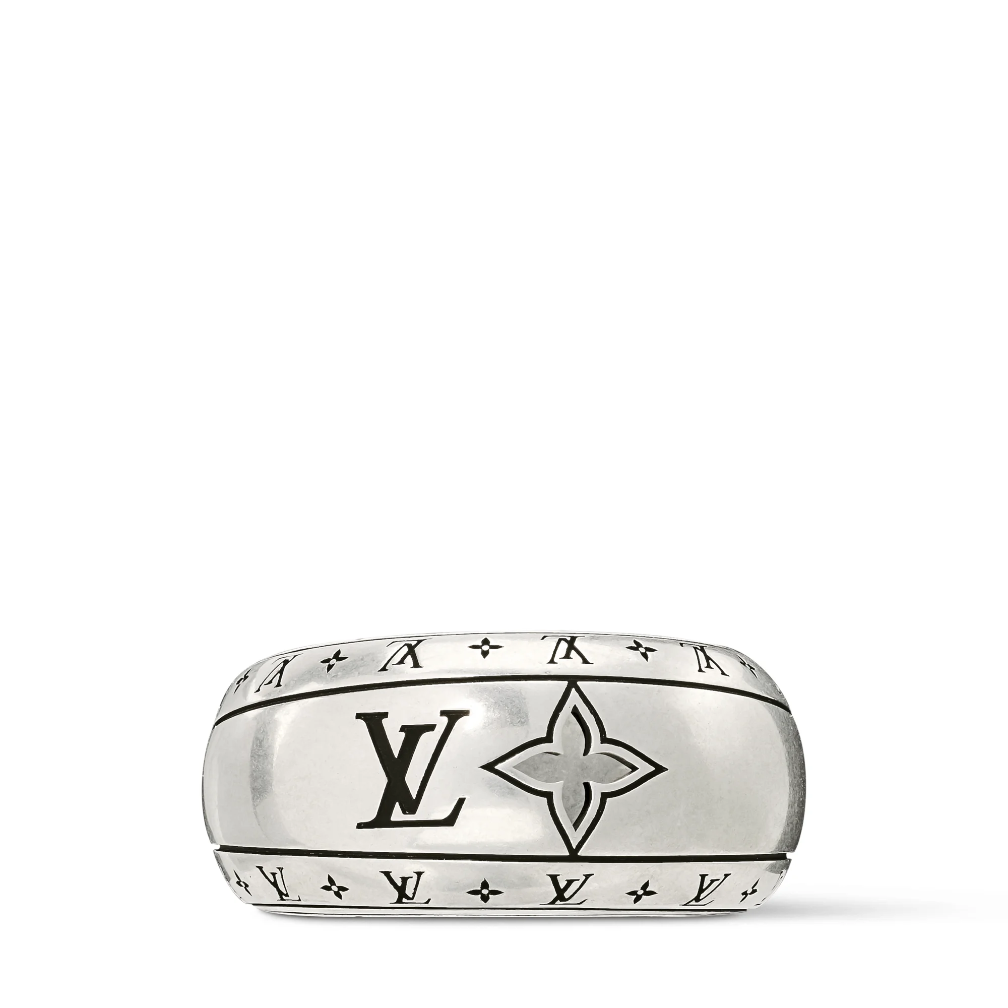 Monogram Flower Ring - 1