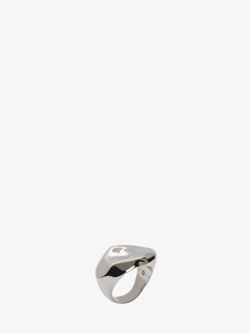 Molten Ring in Antique Silver - 2