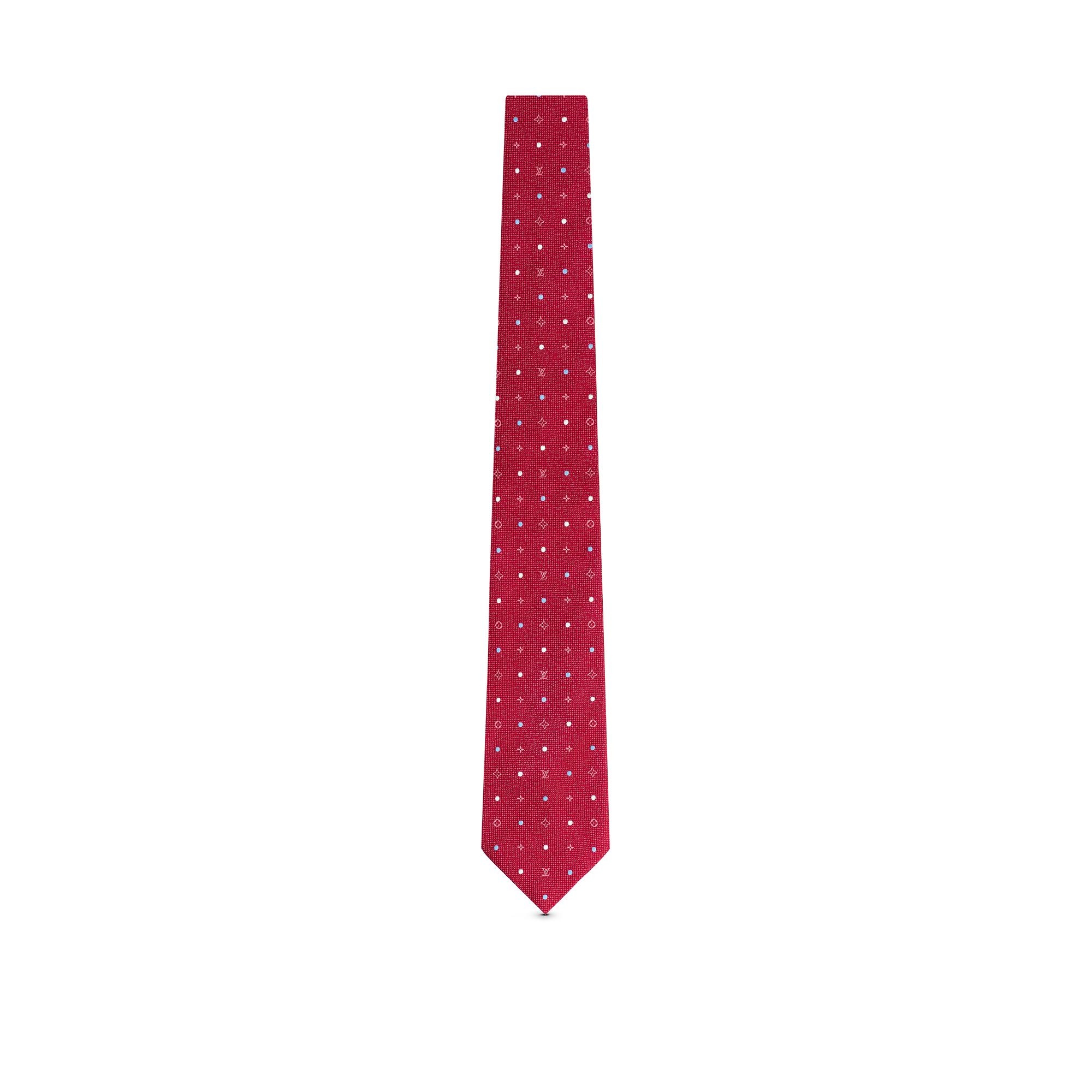 Monogram Spotted Tie - 1