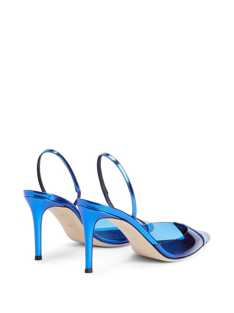 Leonor 85mm crystal-embellished pumps 3