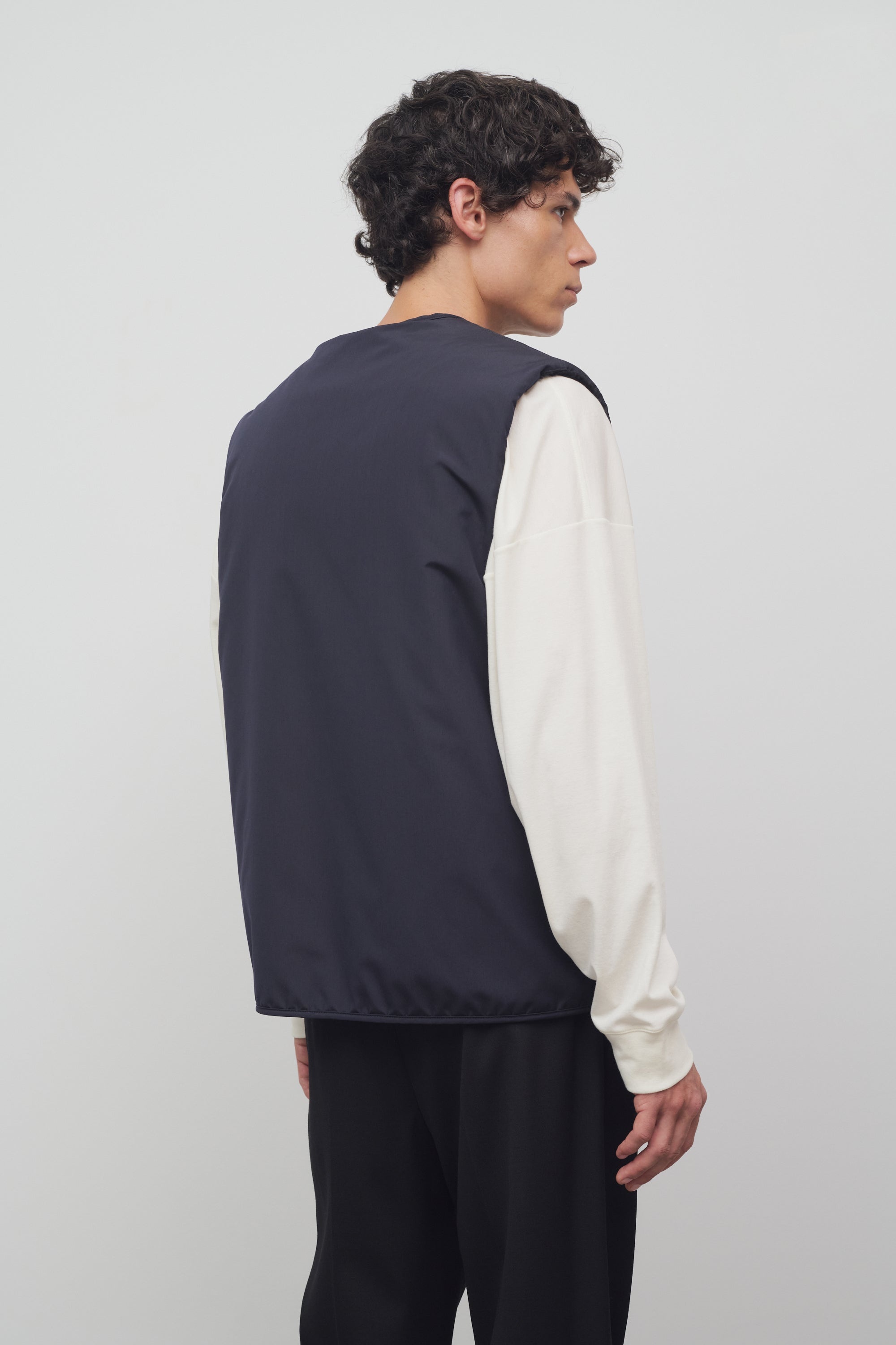 Acadia Vest in Cashmere and Silk - 4