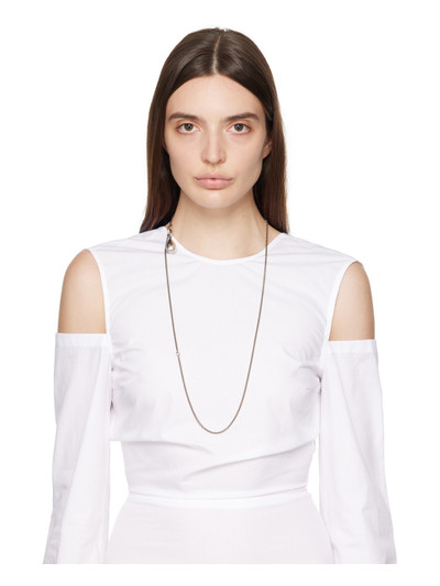 Ann Demeulemeester Silver Tinne Pearl Necklace outlook