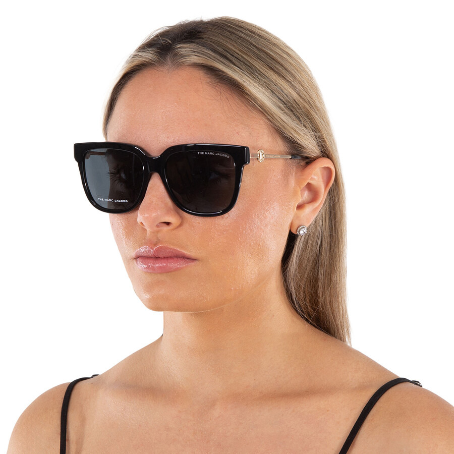 Marc Jacobs Grey Square Ladies Sunglasses MARC 580/S 0807/IR 55 - 2