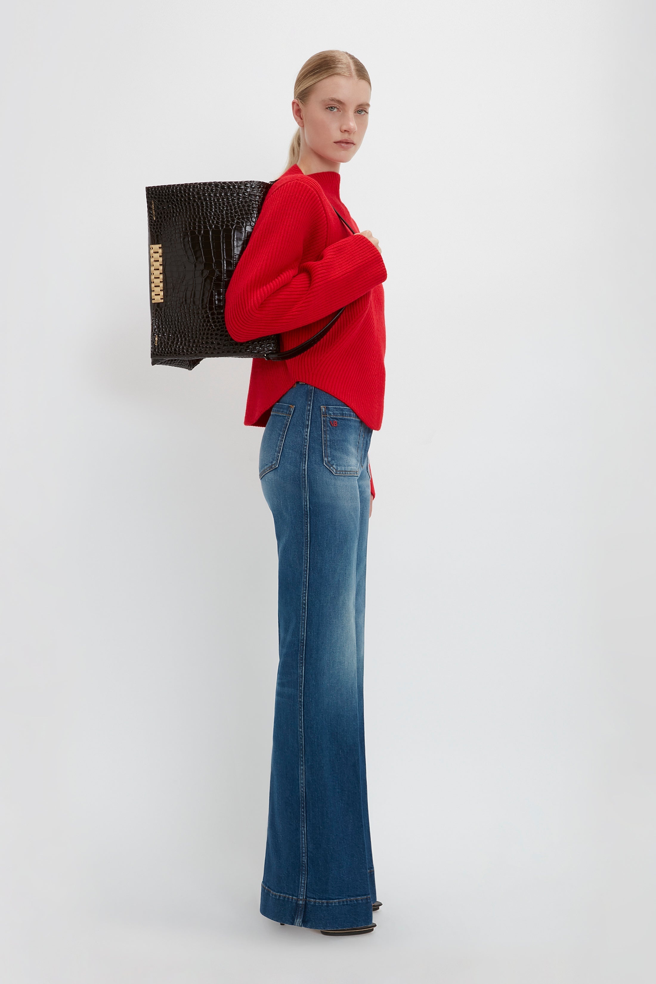 Circle Jumper In Red - 7