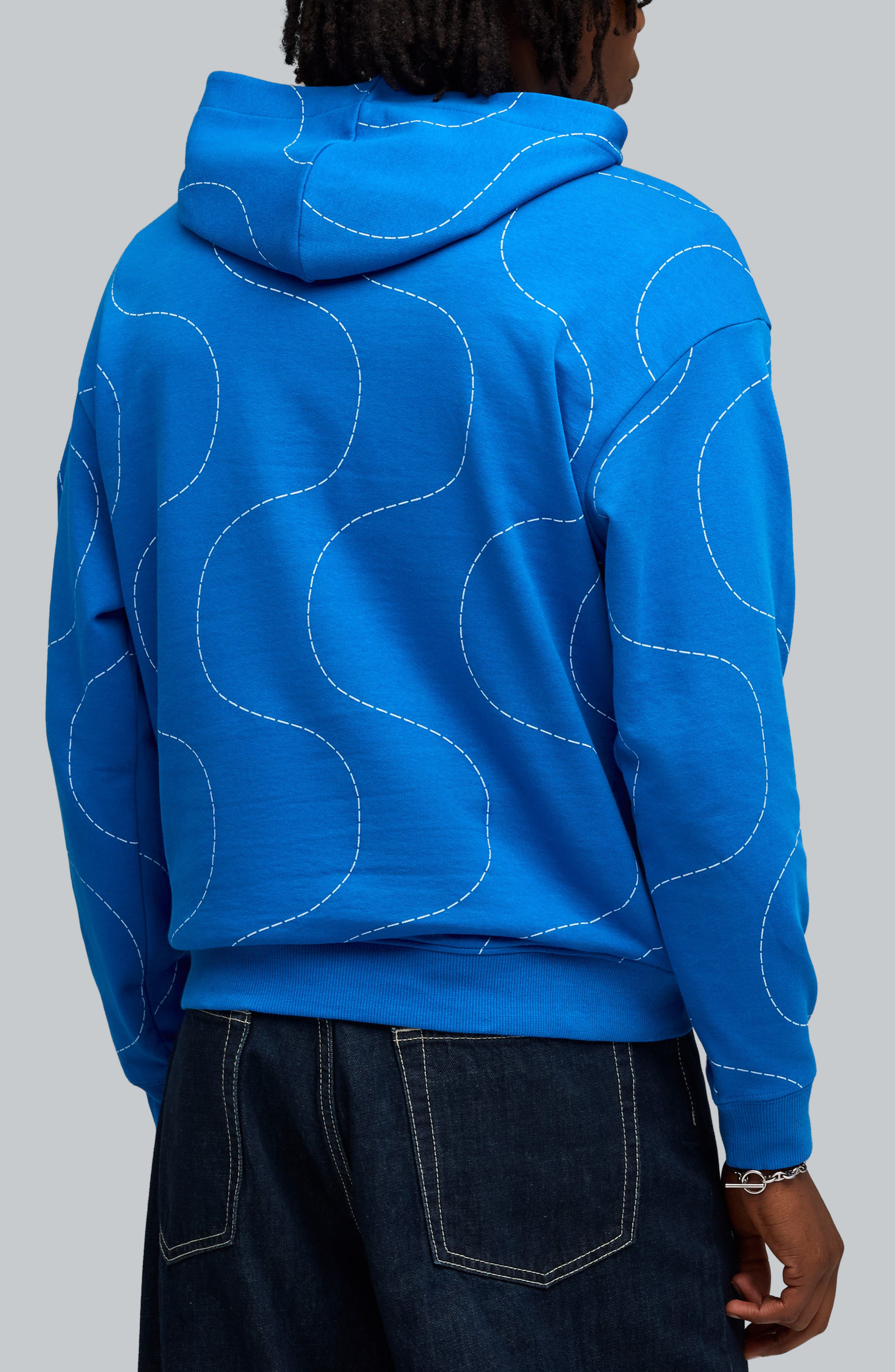 PUMA x Scuderia Ferrari Monza Cotton Hoodie in Puma Navy at Nordstrom - 2