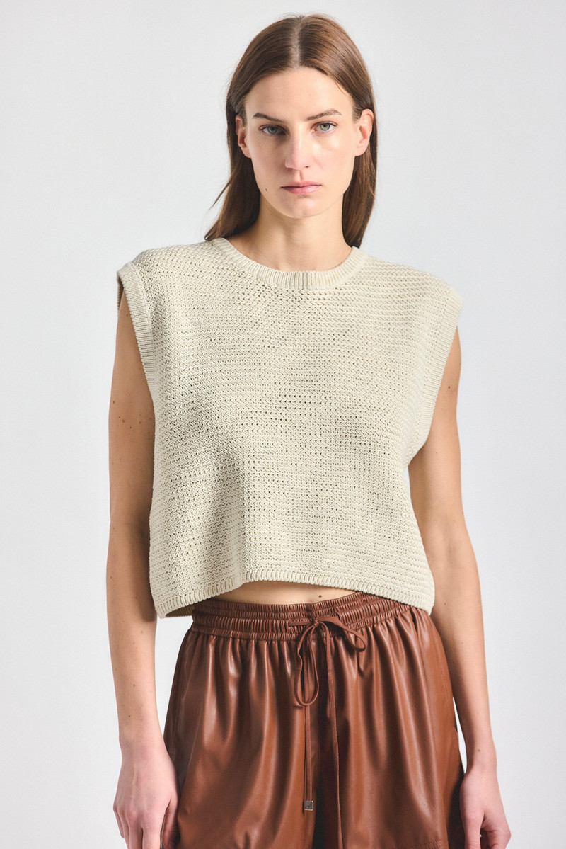 LOUISE FAUX LEATHER SHORT 1