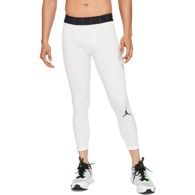 Air Jordan Dri-FIT Men's 3/4-Length Tights White CZ4796-100 - 4