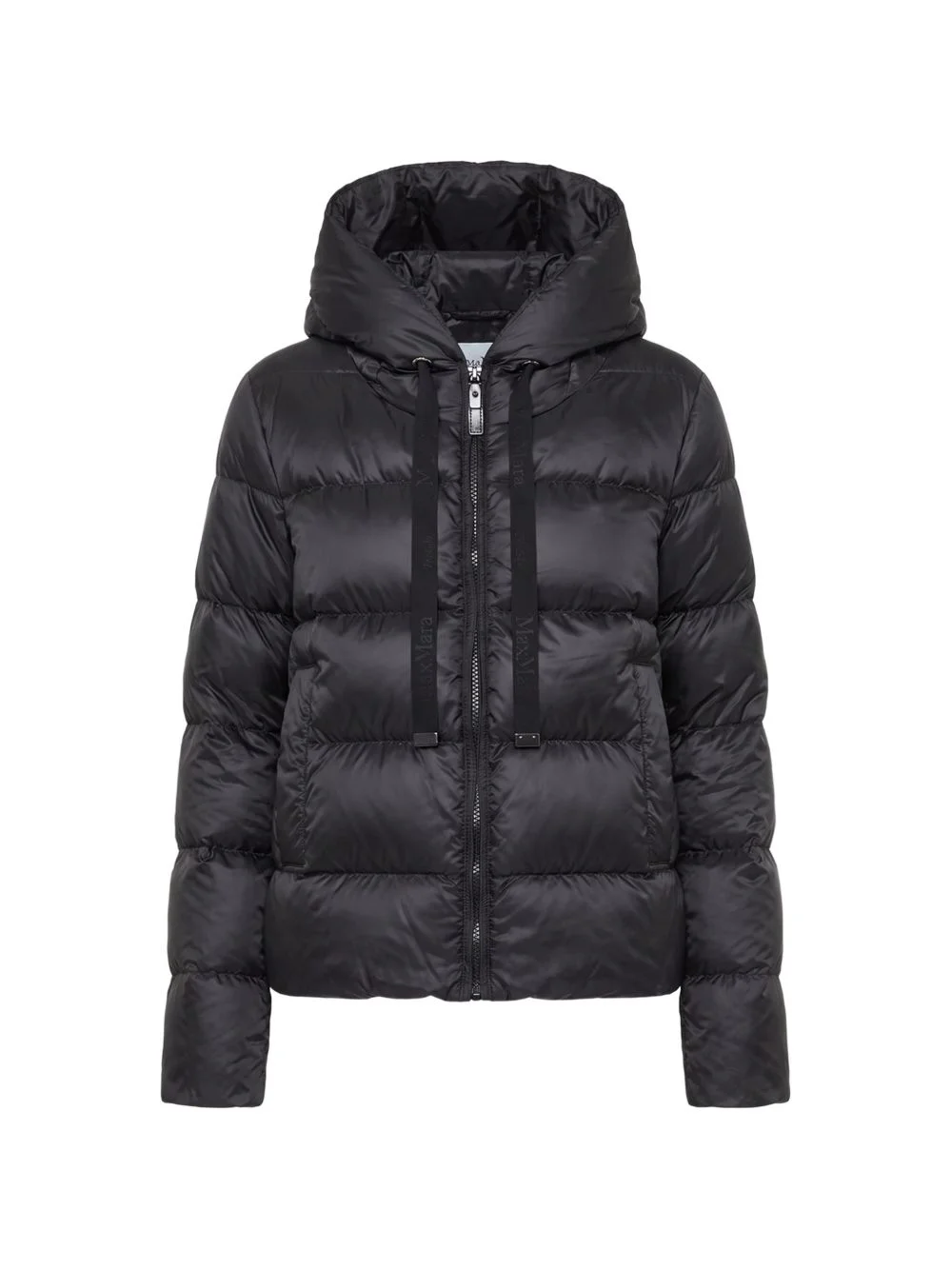 hooded quilted jacket - 1