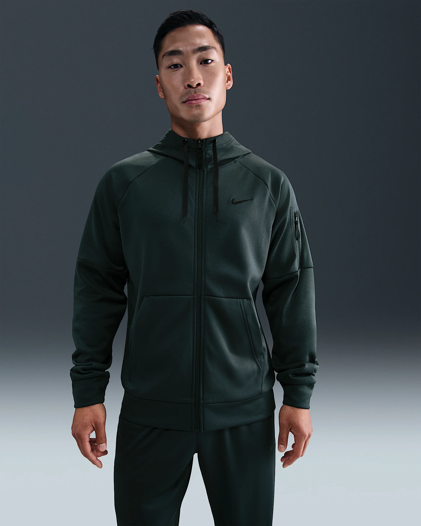 Nike Therma Men's Therma-FIT Full-Zip Fitness Top - 1