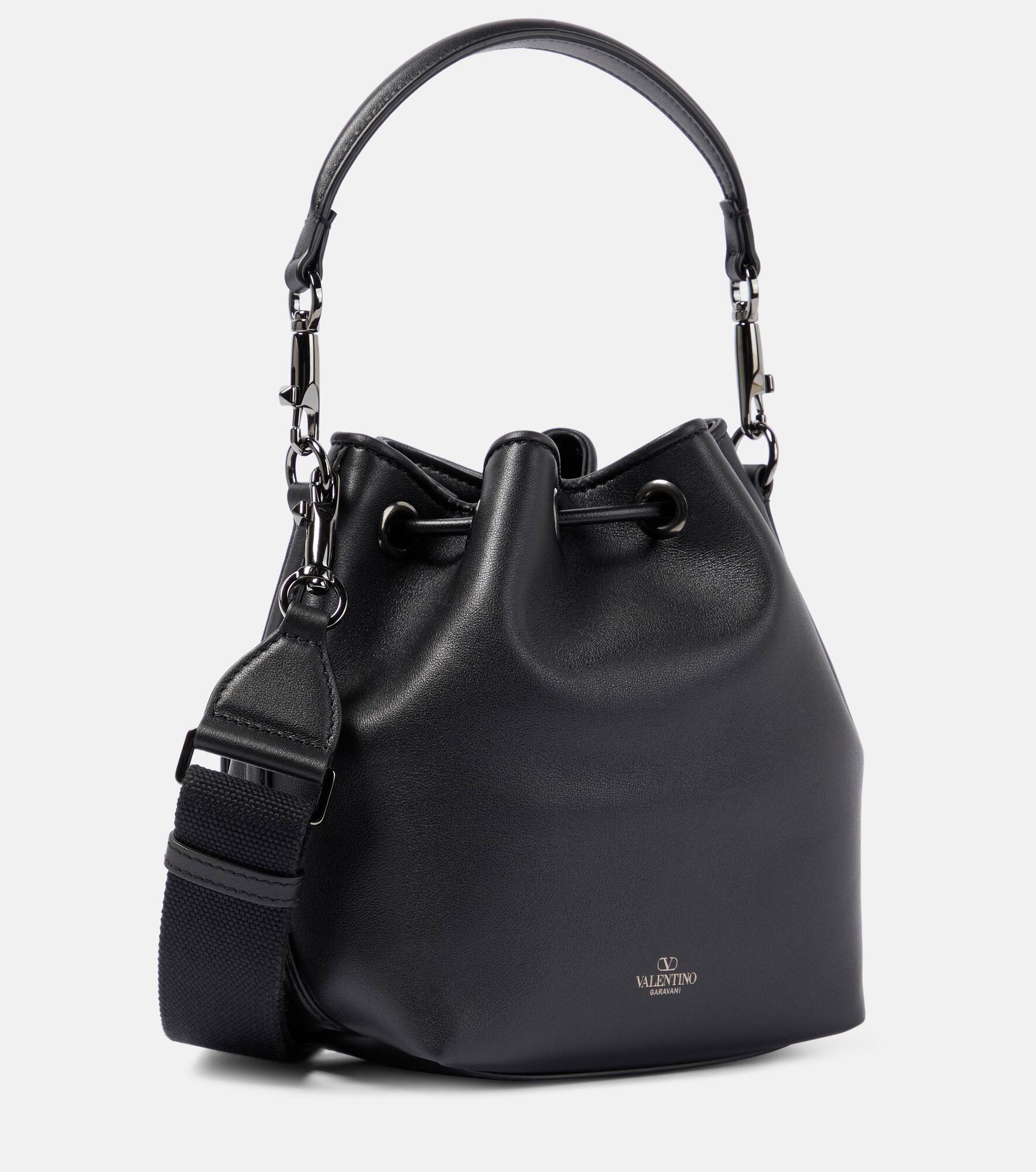 Locò Small leather bucket bag - 4