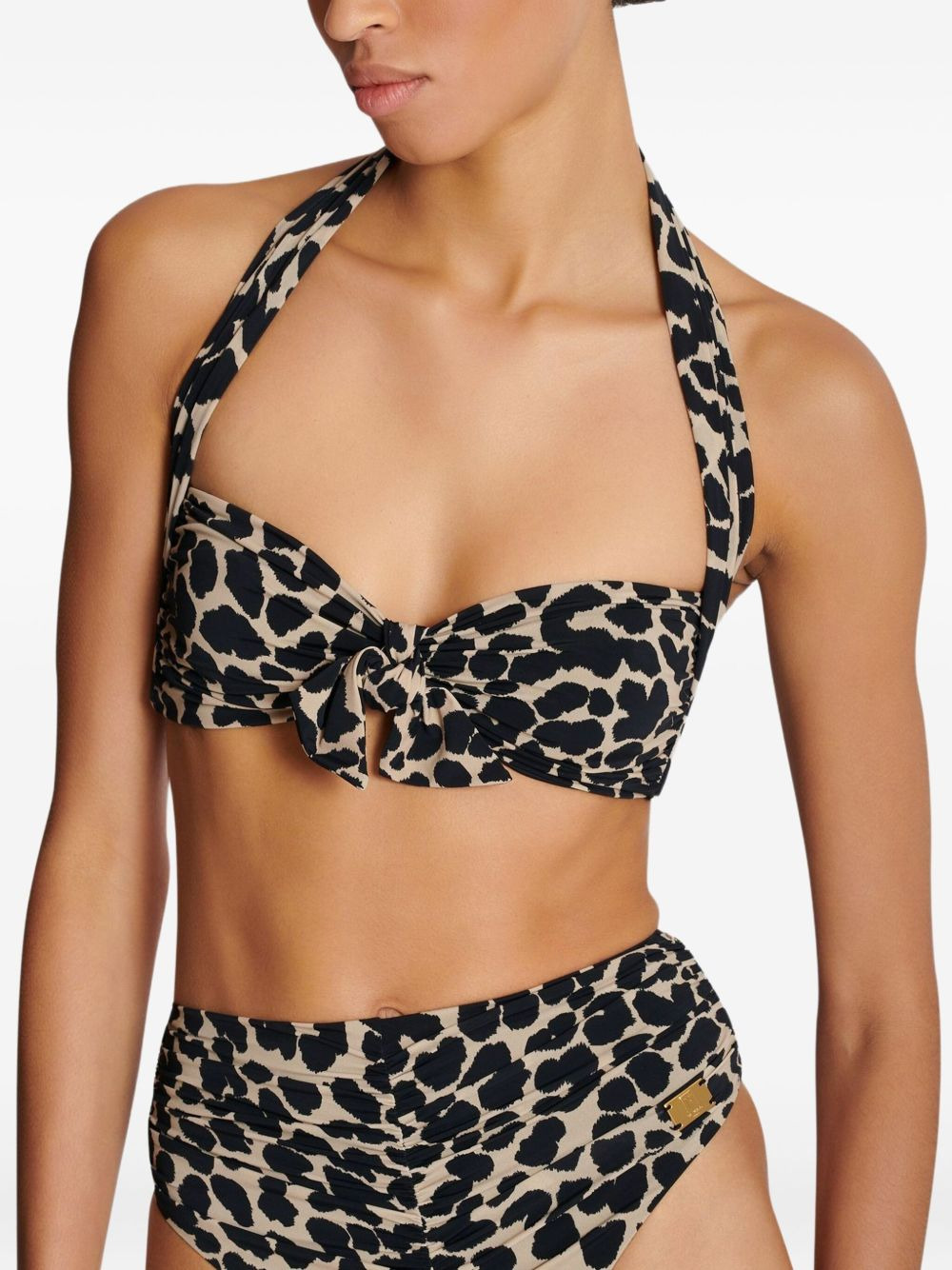 leopard-print bikini - 7