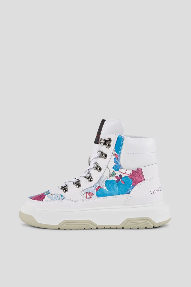 Ottawa High-top sneakers in White/Blue 1