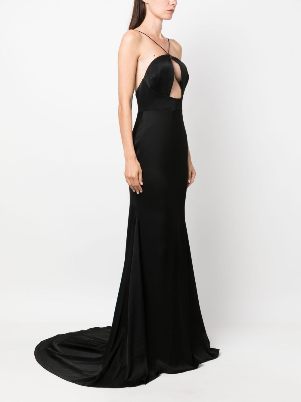 cut-out maxi dress - 3